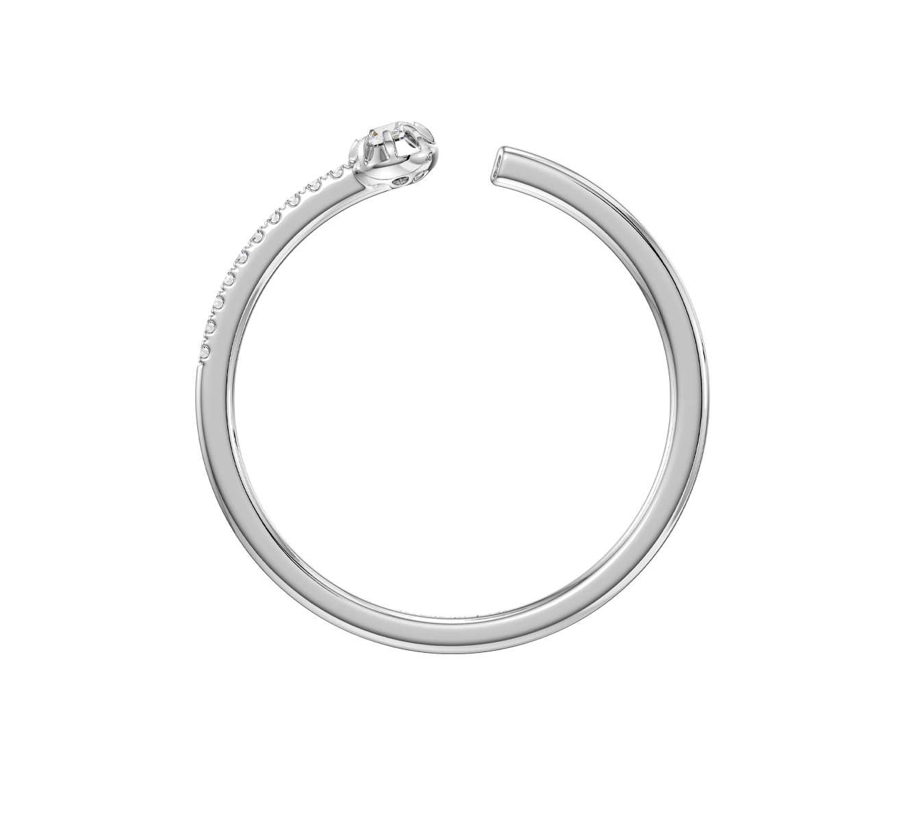 Кольцо Serendipity Timeless EJR0002W - фото 2 – Mercury