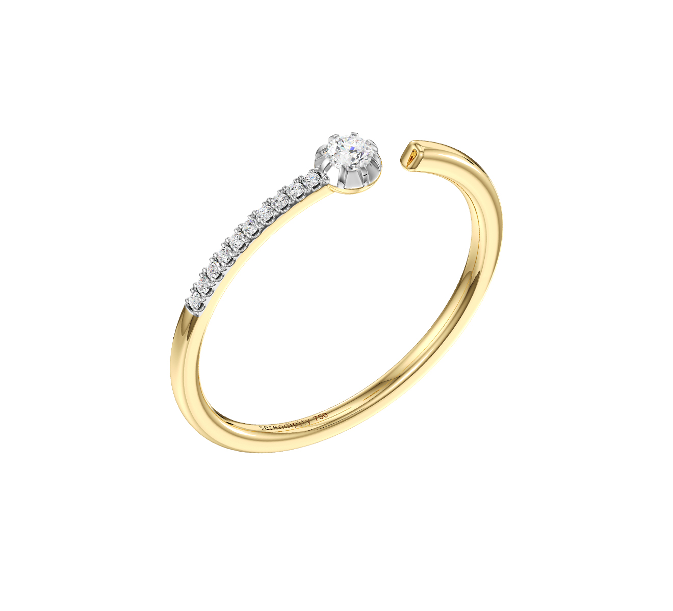 Кольцо Serendipity Timeless EJR0002Y - фото 1 – Mercury