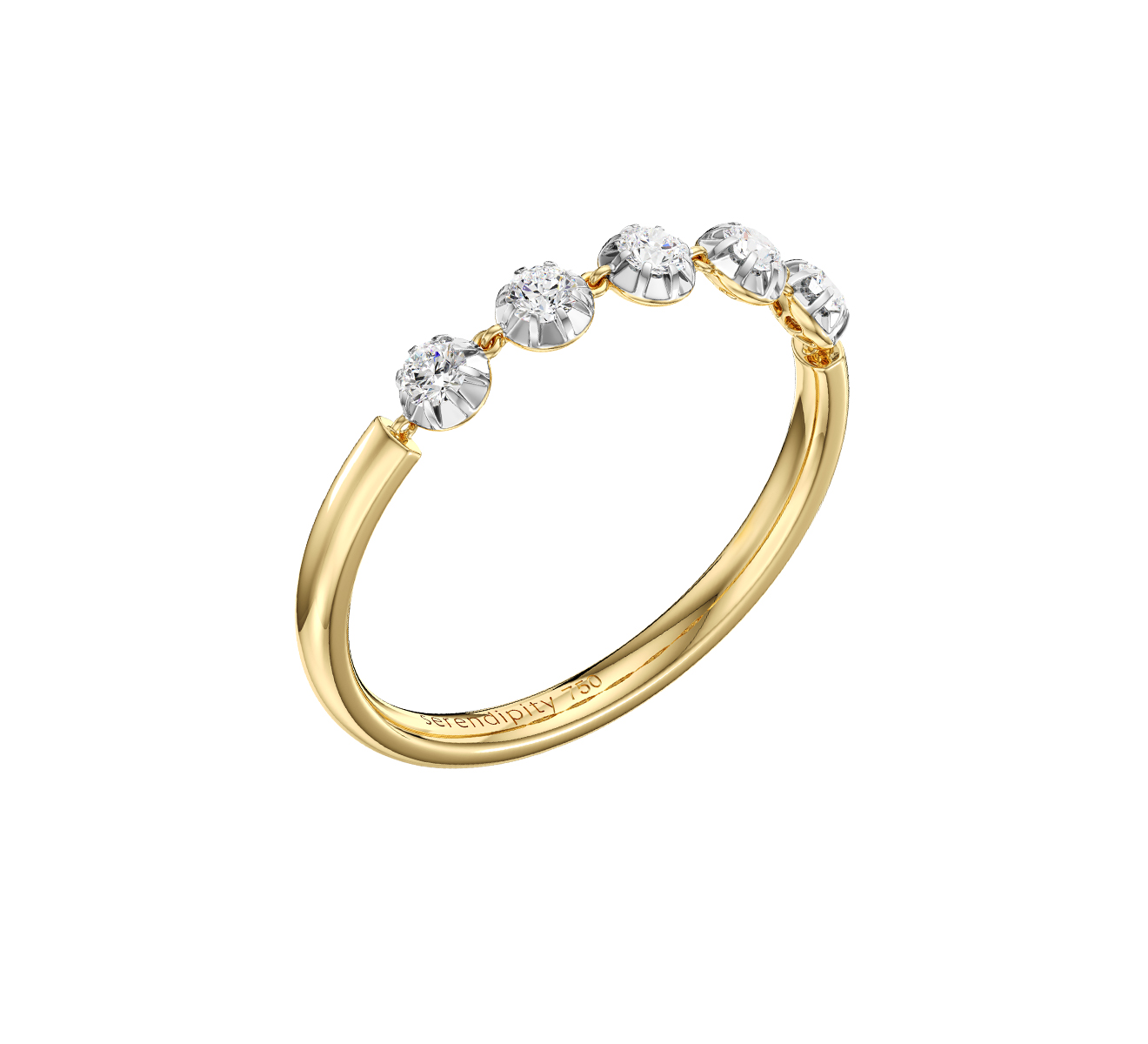 Кольцо Serendipity Timeless EJR0008Y - фото 1 – Mercury