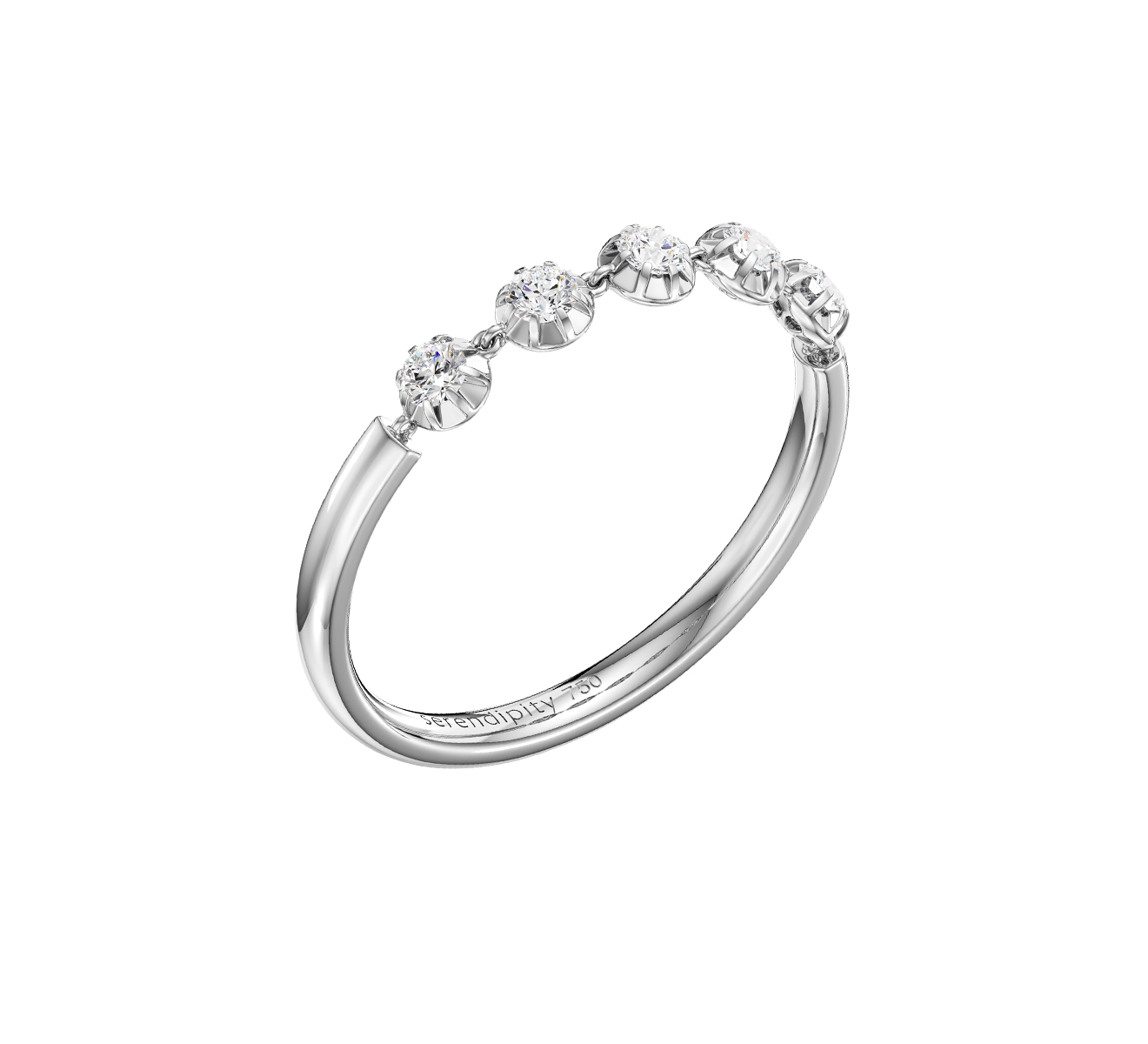 Кольцо Serendipity Timeless EJR0008W - фото 1 – Mercury