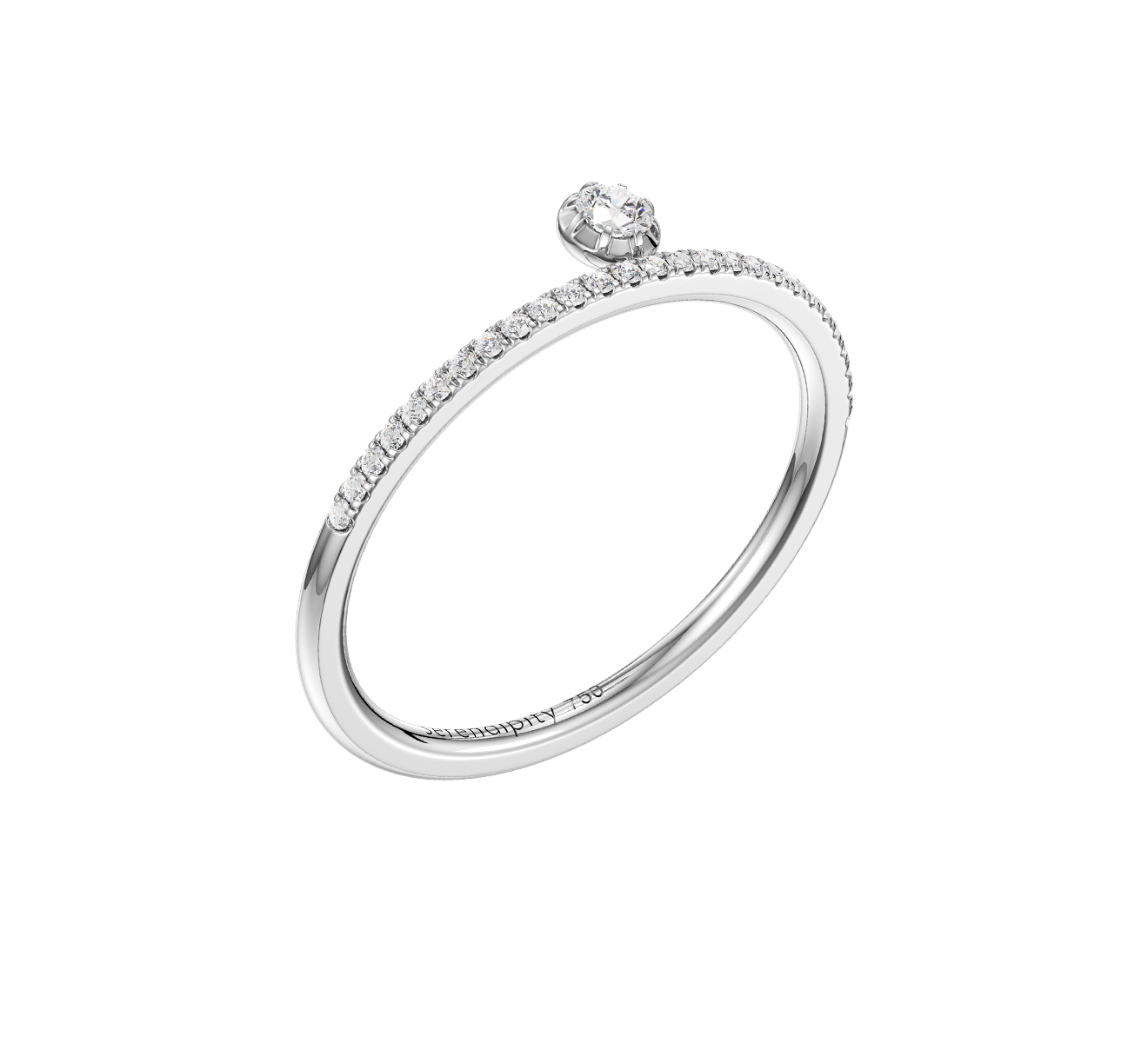 Кольцо Serendipity Timeless EJR0011W - фото 1 – Mercury