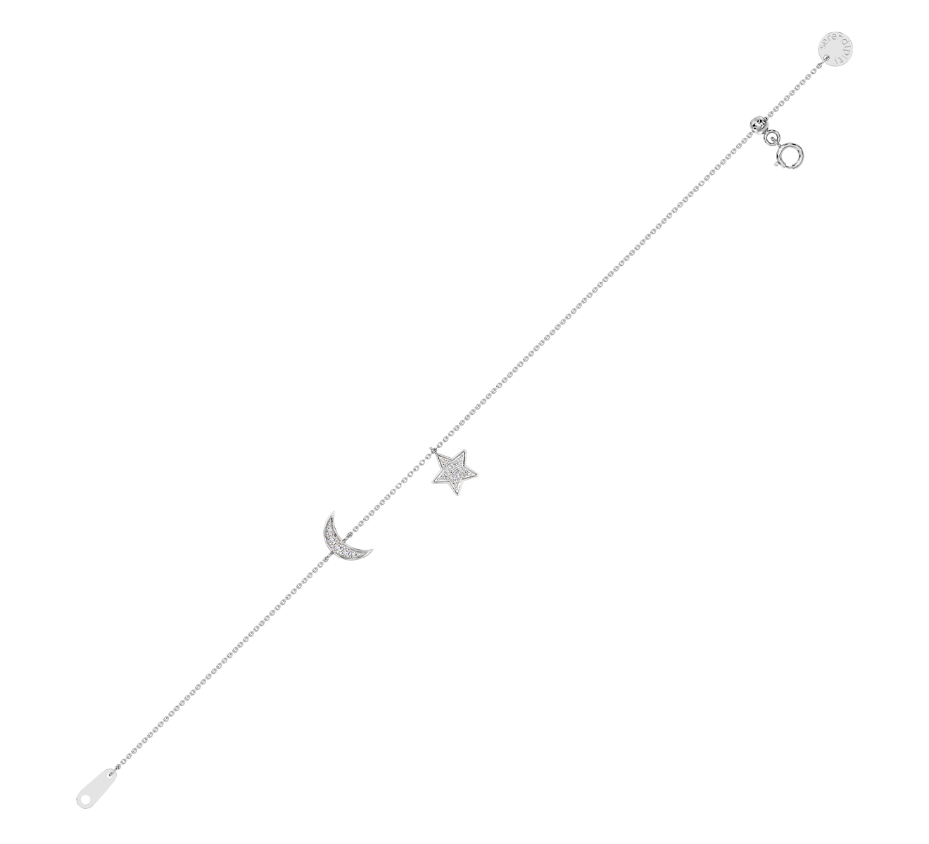 Браслет Serendipity Pave EJBR0024W - фото 2 – Mercury