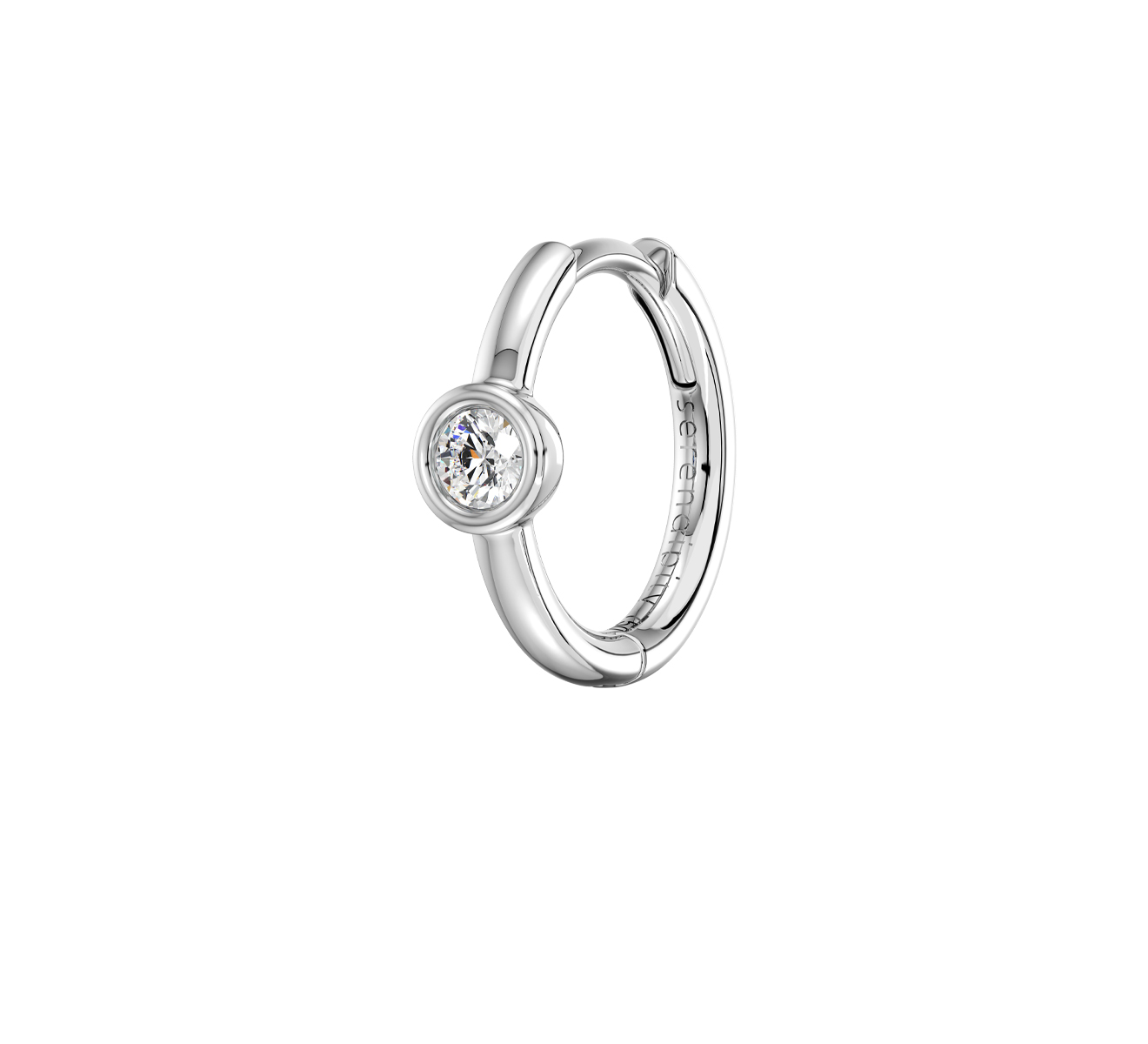 Серьга Serendipity Frame EJE0023W - фото 1 – Mercury