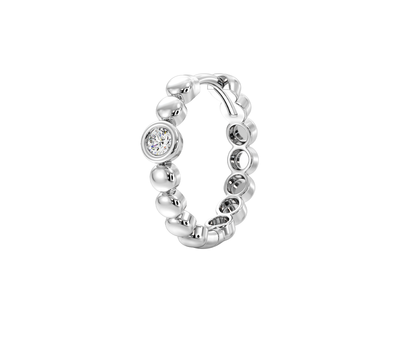 Серьга Serendipity Bubble EJE0026W - фото 1 – Mercury