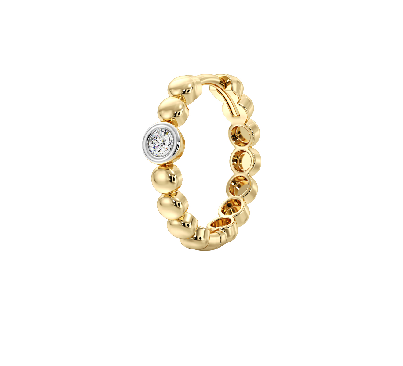 Серьга Serendipity Bubble EJE0026Y - фото 1 – Mercury