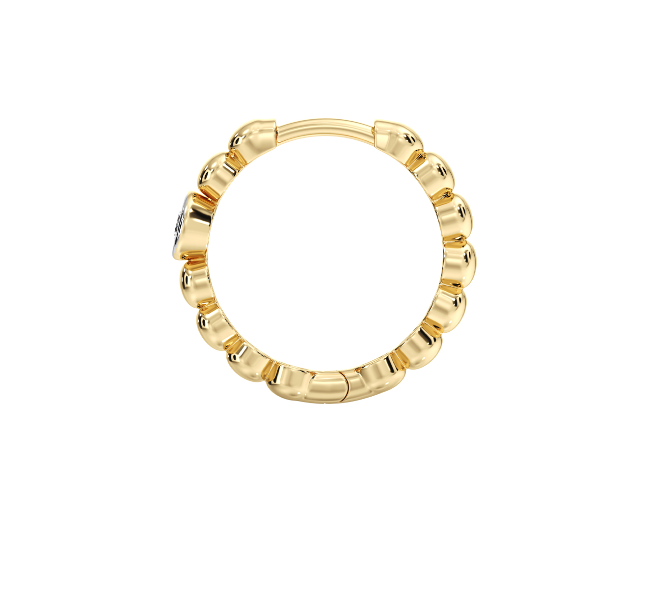 Серьга Serendipity Bubble EJE0026Y - фото 3 – Mercury