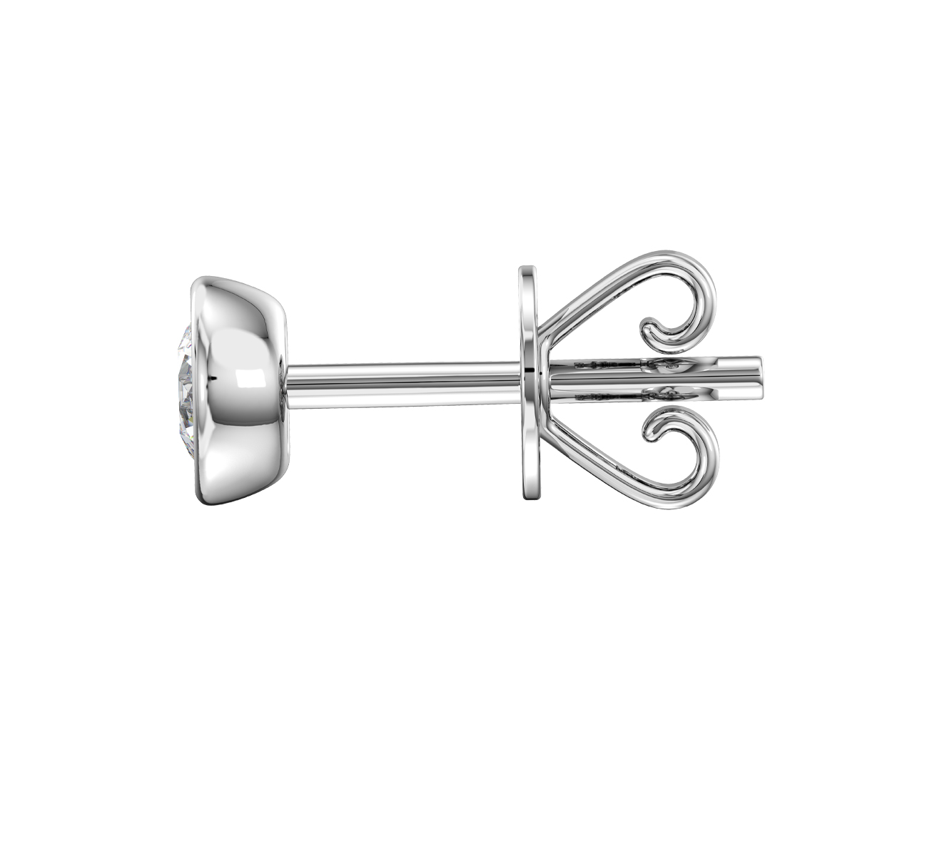 Серьга Serendipity Frame EJE0060W - фото 3 – Mercury