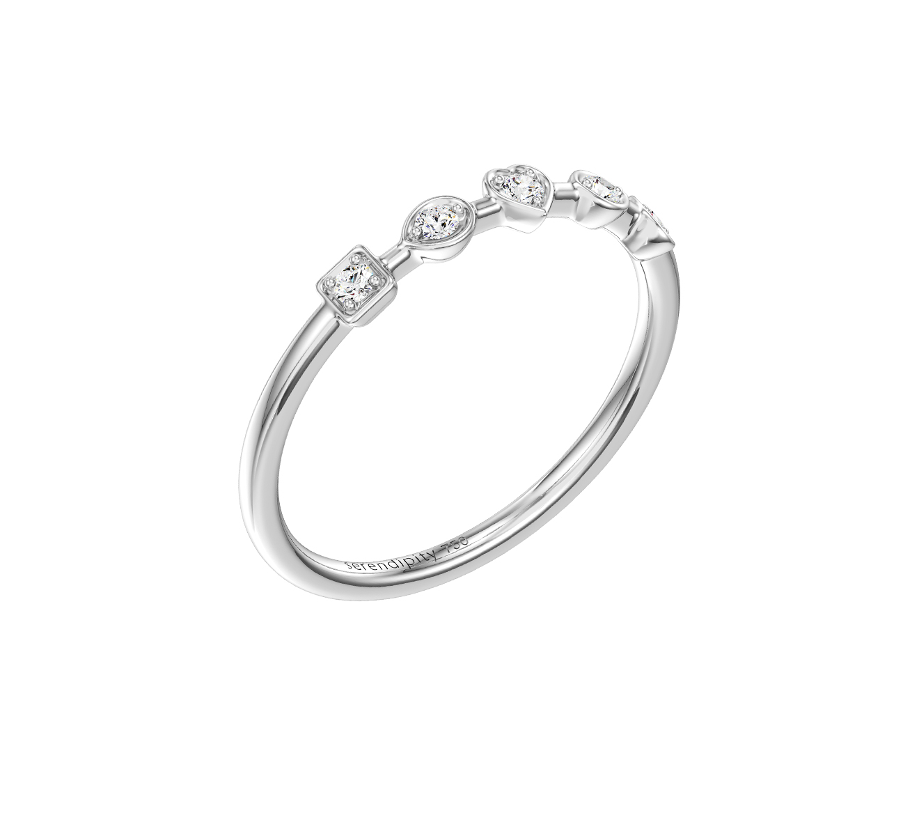 Кольцо Serendipity Frame EJR0005W - фото 1 – Mercury