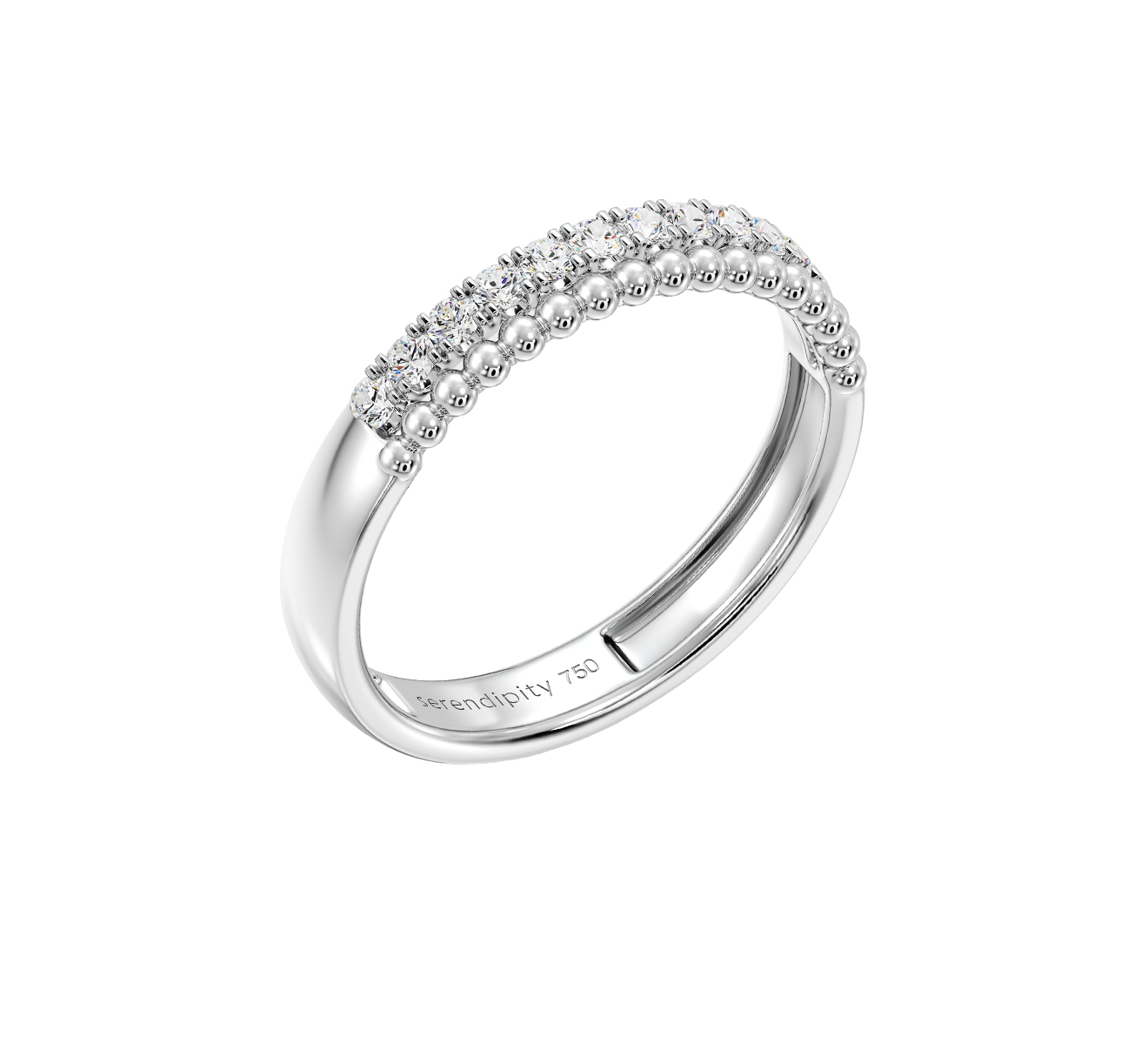 Кольцо Serendipity Bubble EJR0020W - фото 1 – Mercury