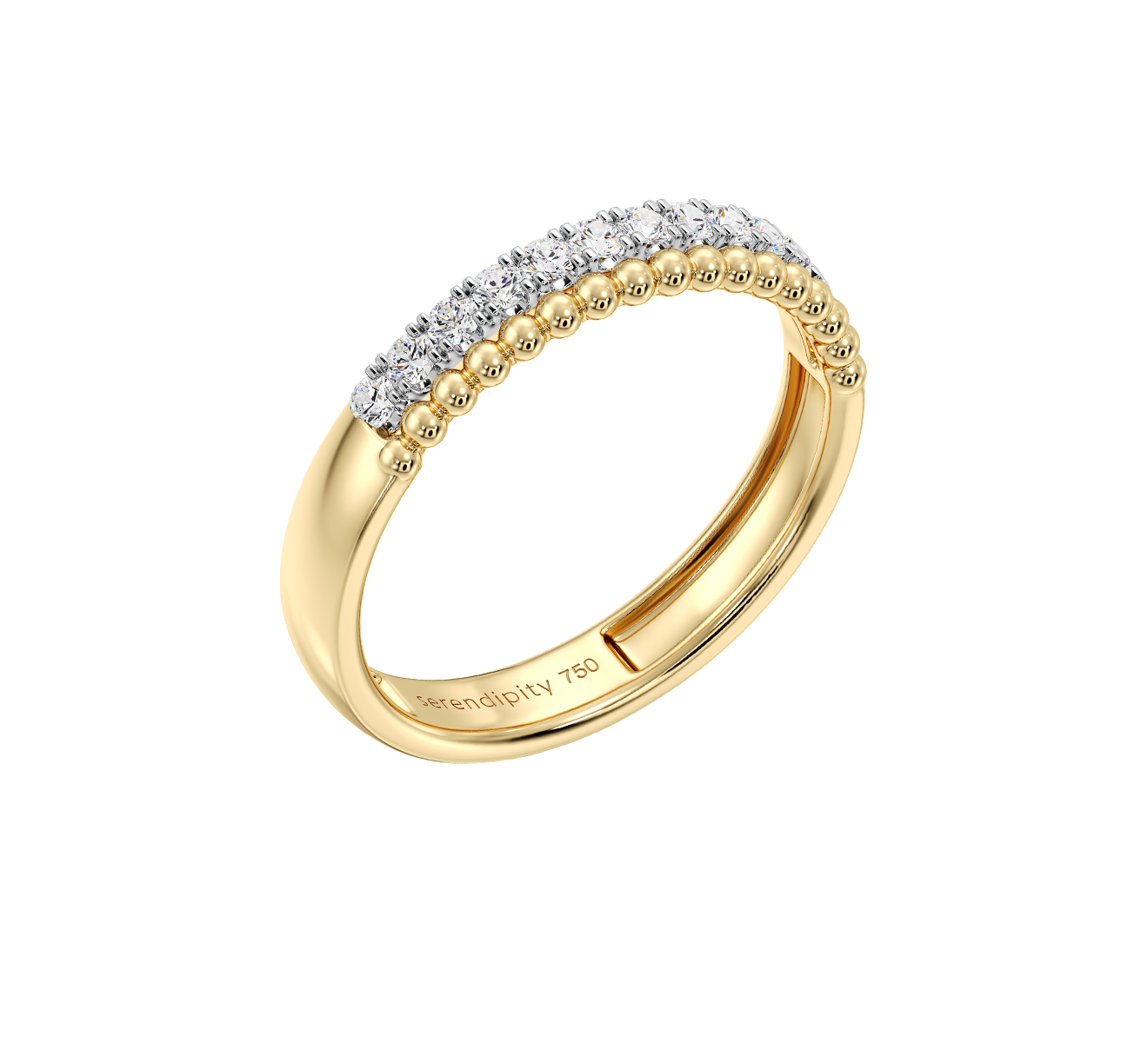 Кольцо Serendipity Bubble EJR0020Y - фото 1 – Mercury
