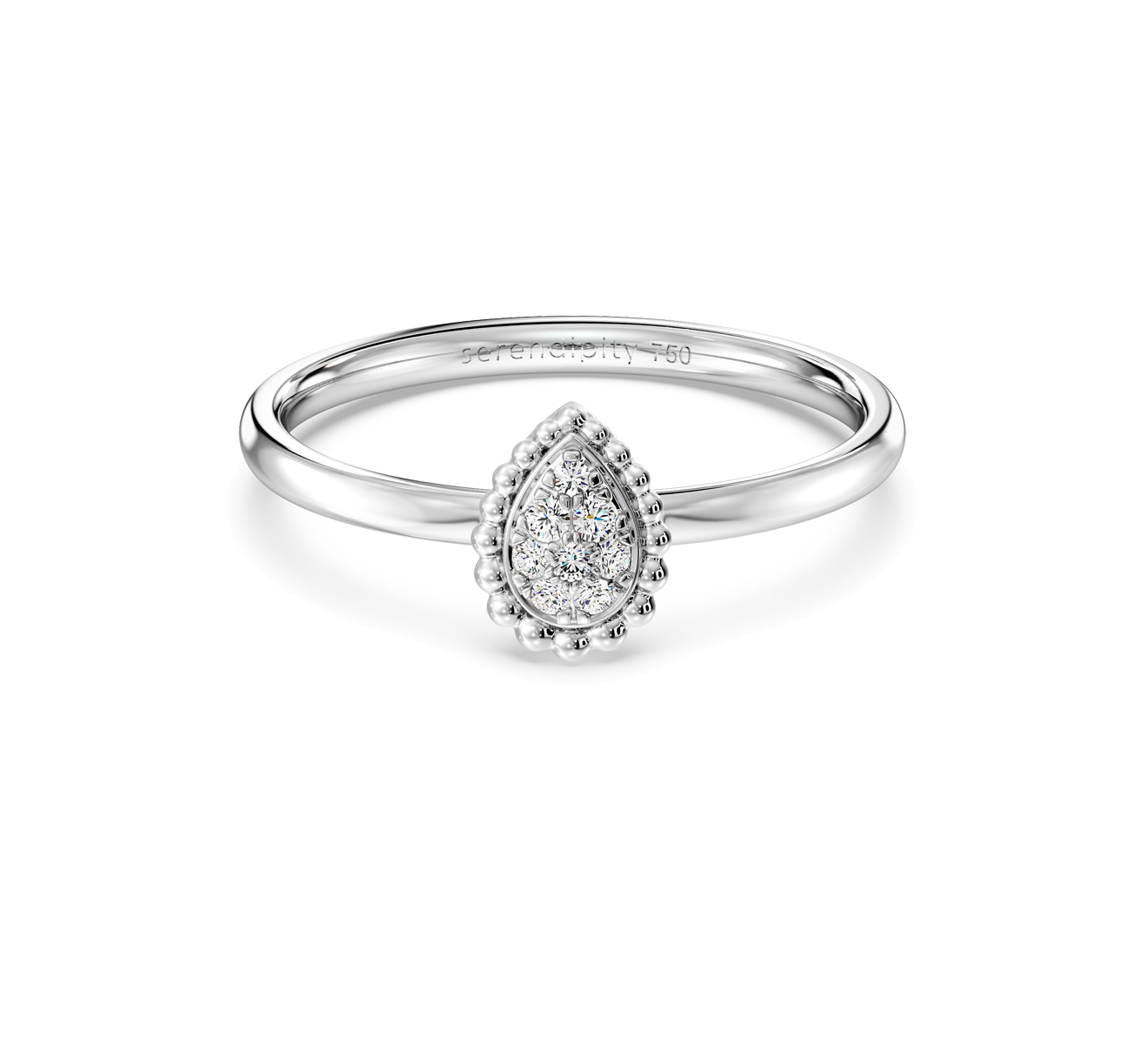 Кольцо Serendipity Bubble EJR0021W - фото 3 – Mercury