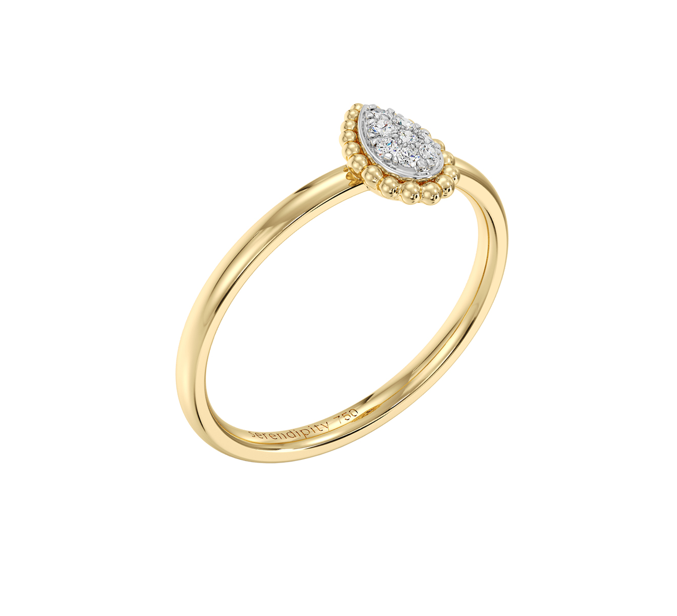 Кольцо Serendipity Bubble EJR0021Y - фото 1 – Mercury