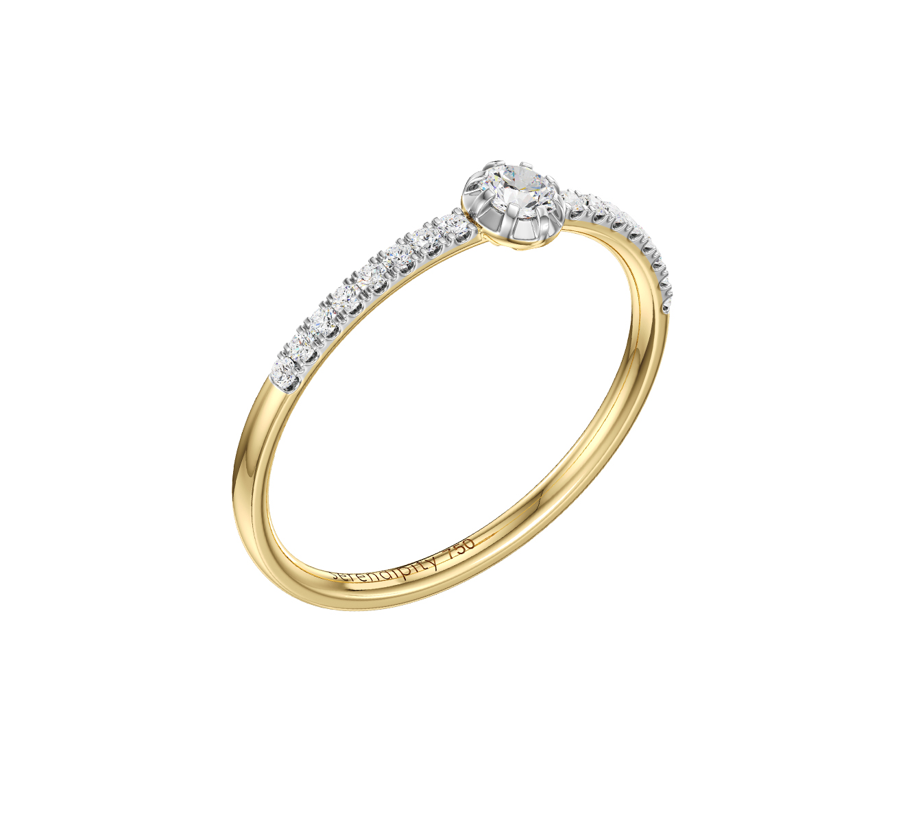 Кольцо Serendipity Timeless EJR0024Y - фото 1 – Mercury