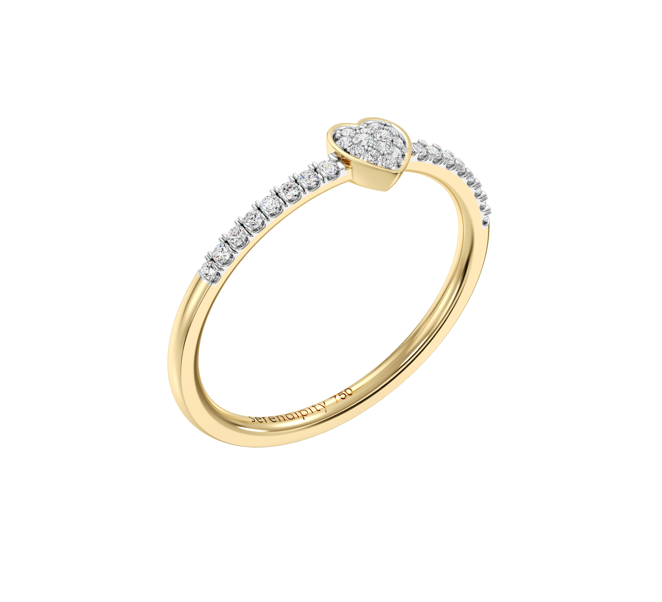 Кольцо Serendipity Pave EJR0025Y - фото 1 – Mercury