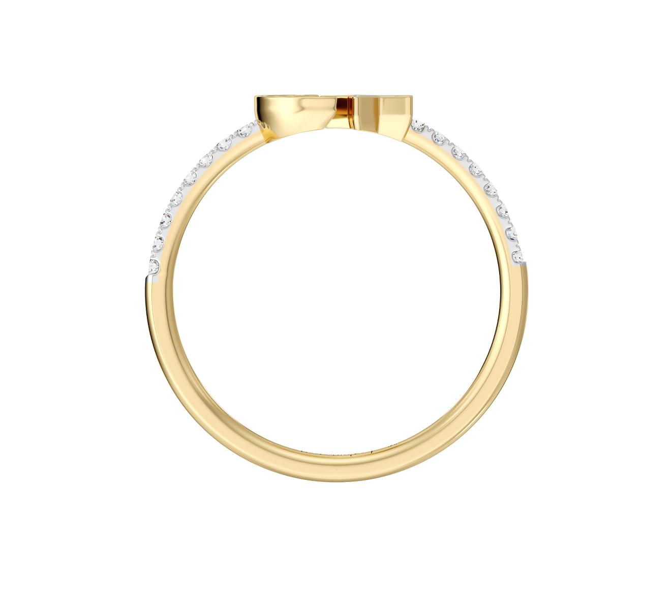 Кольцо Serendipity Pave EJR0027Y - фото 2 – Mercury