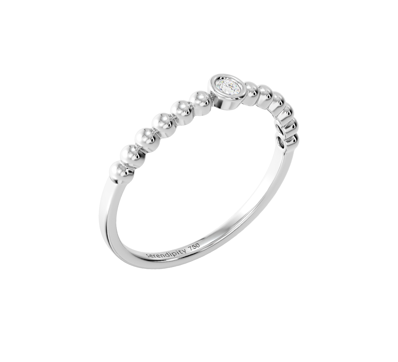 Кольцо Serendipity Bubble EJR0033W - фото 1 – Mercury