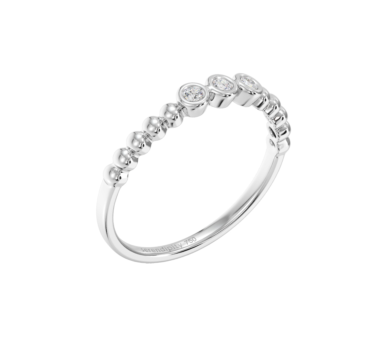 Кольцо Serendipity Bubble EJR0037W - фото 1 – Mercury