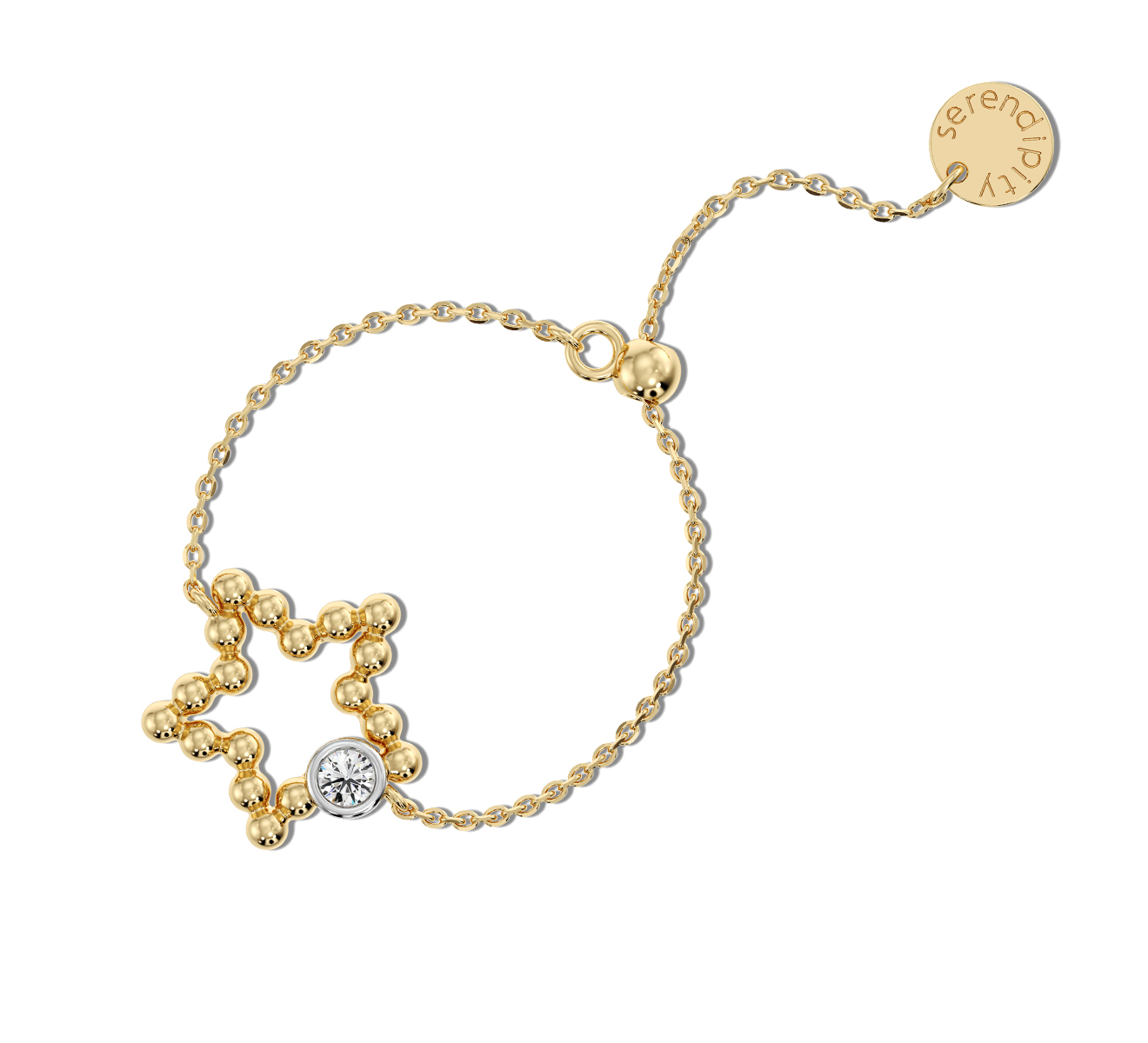 Кольцо Serendipity Bubble EJR0040Y - фото 1 – Mercury
