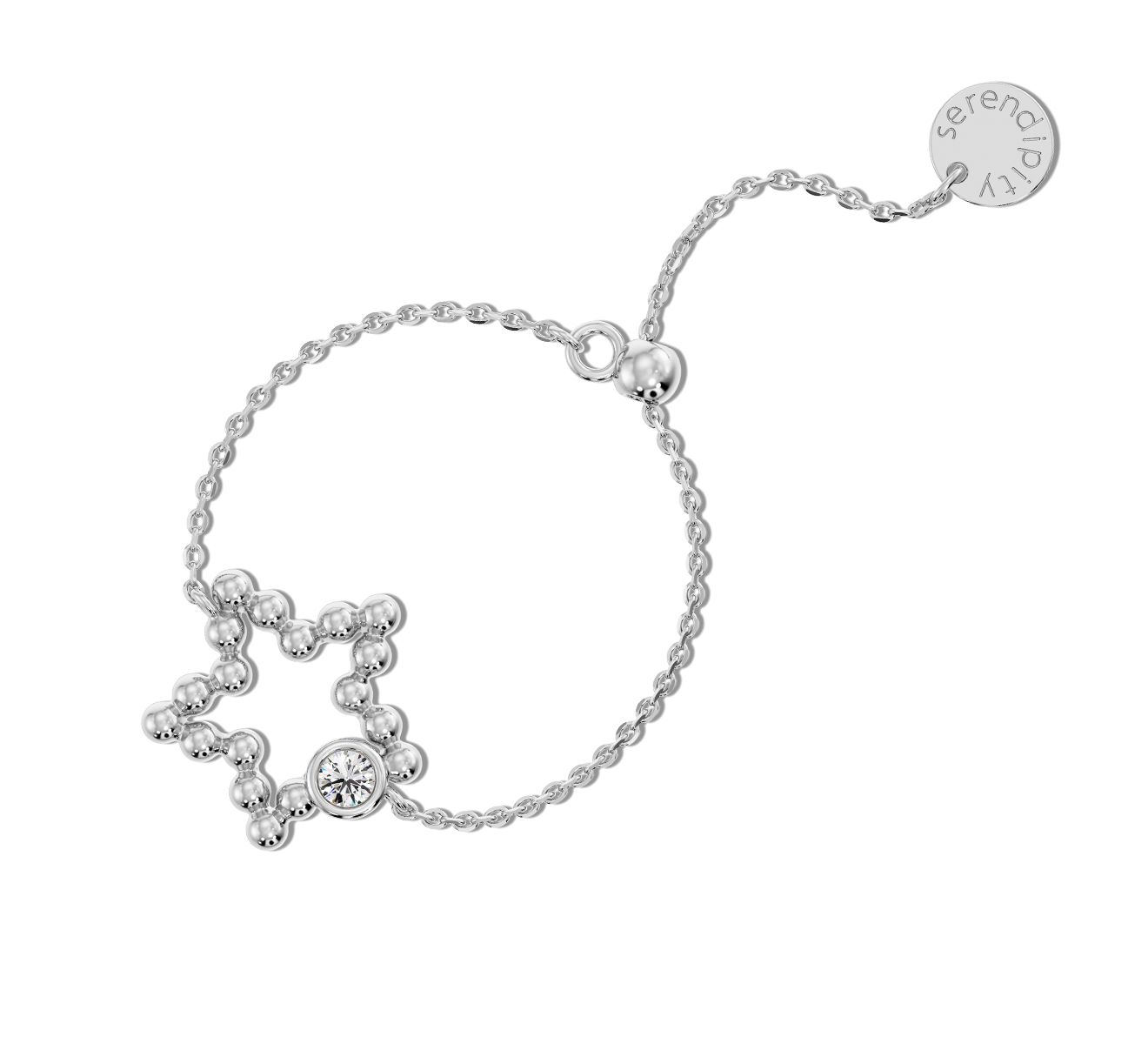 Кольцо Serendipity Bubble EJR0040W - фото 1 – Mercury