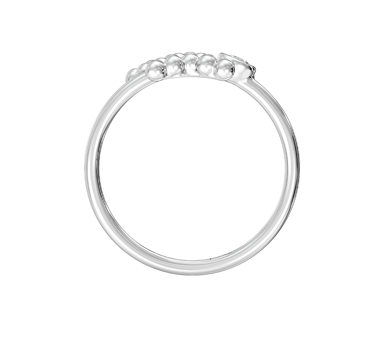 Кольцо Serendipity Bubble EJR0041W - фото 2 – Mercury