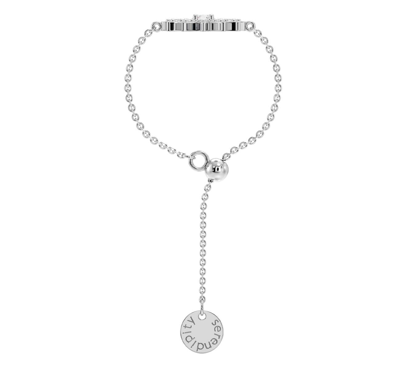 Кольцо Serendipity Pave EJR0049W - фото 2 – Mercury