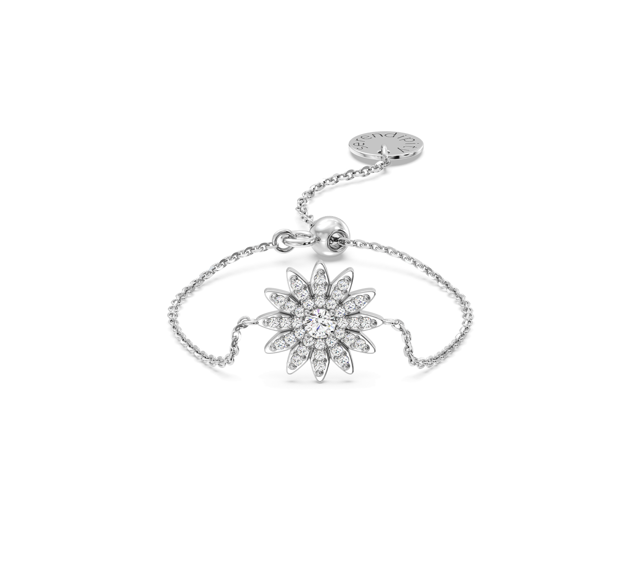 Кольцо Serendipity Pave EJR0049W - фото 3 – Mercury
