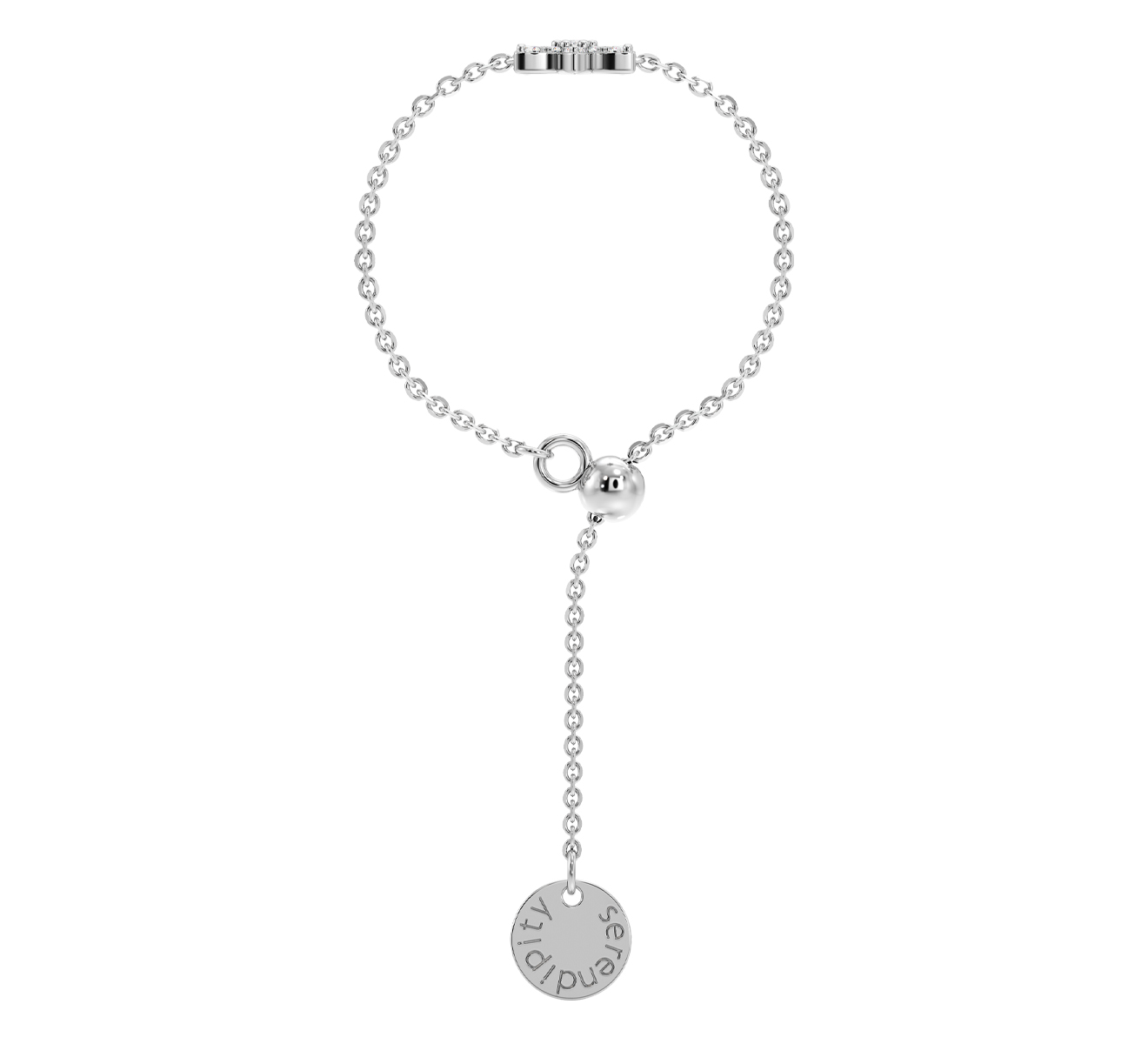 Кольцо Serendipity Pave EJR0050W - фото 2 – Mercury