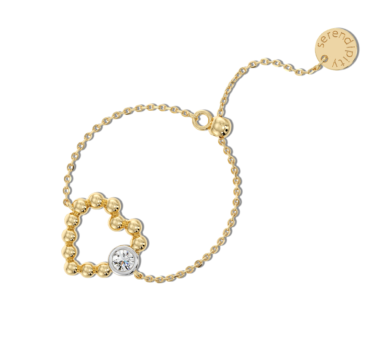 Кольцо Serendipity Bubble EJR0052Y - фото 1 – Mercury