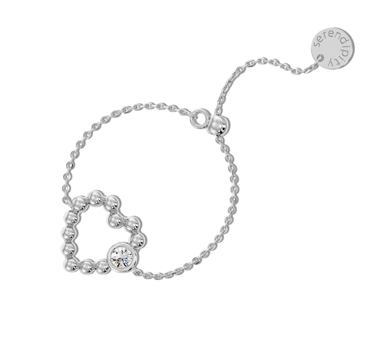 Кольцо Serendipity Bubble EJR0052W - фото 1 – Mercury
