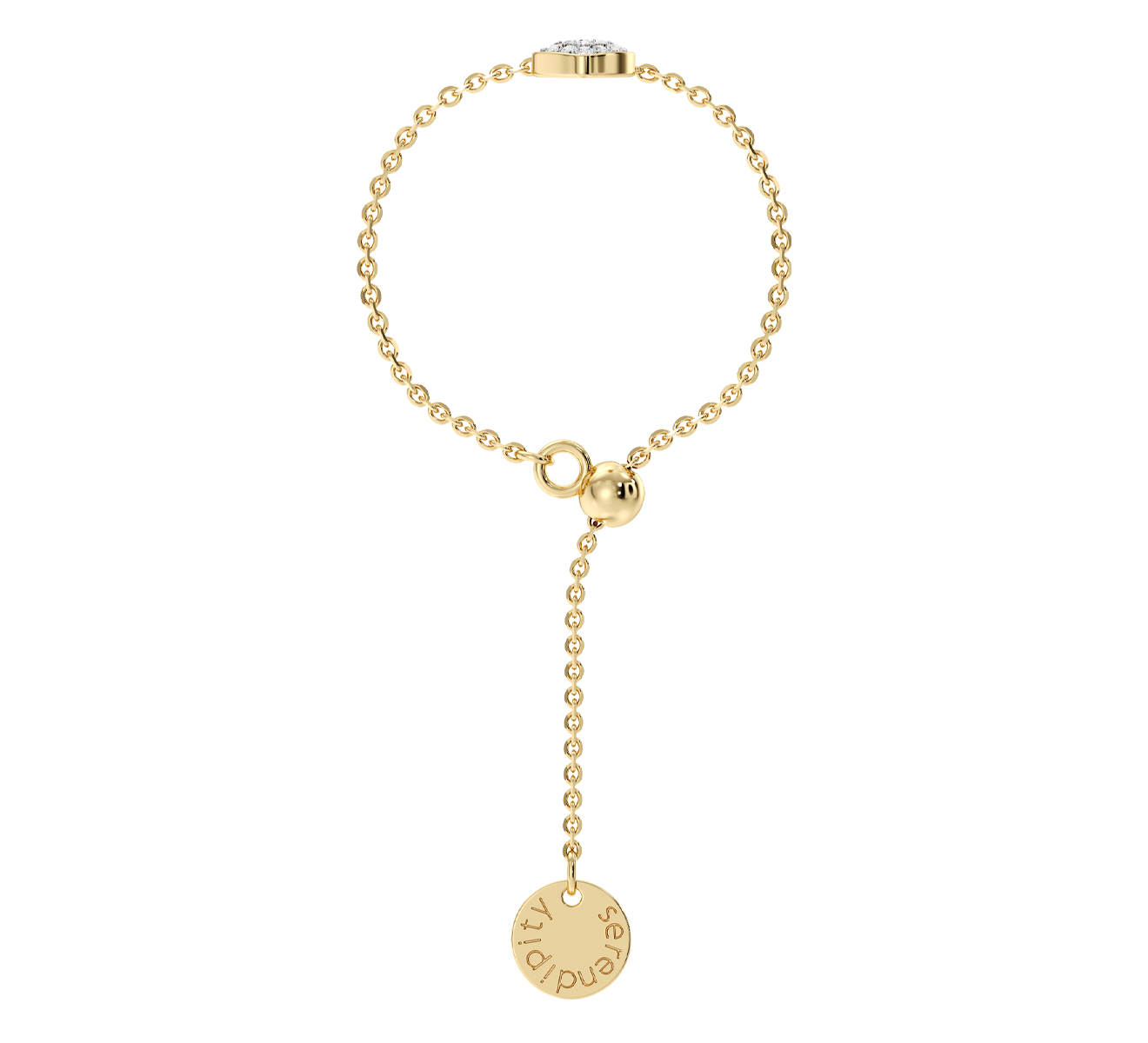 Кольцо Serendipity Pave EJR0054Y - фото 2 – Mercury
