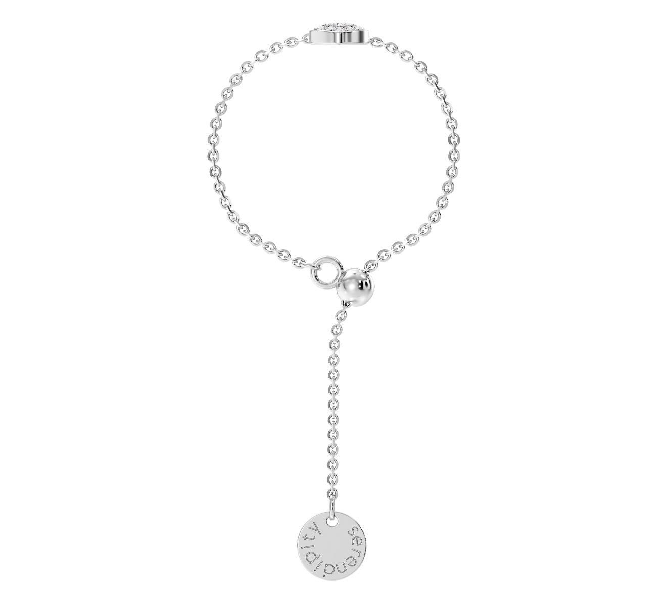 Кольцо Serendipity Pave EJR0054W - фото 2 – Mercury