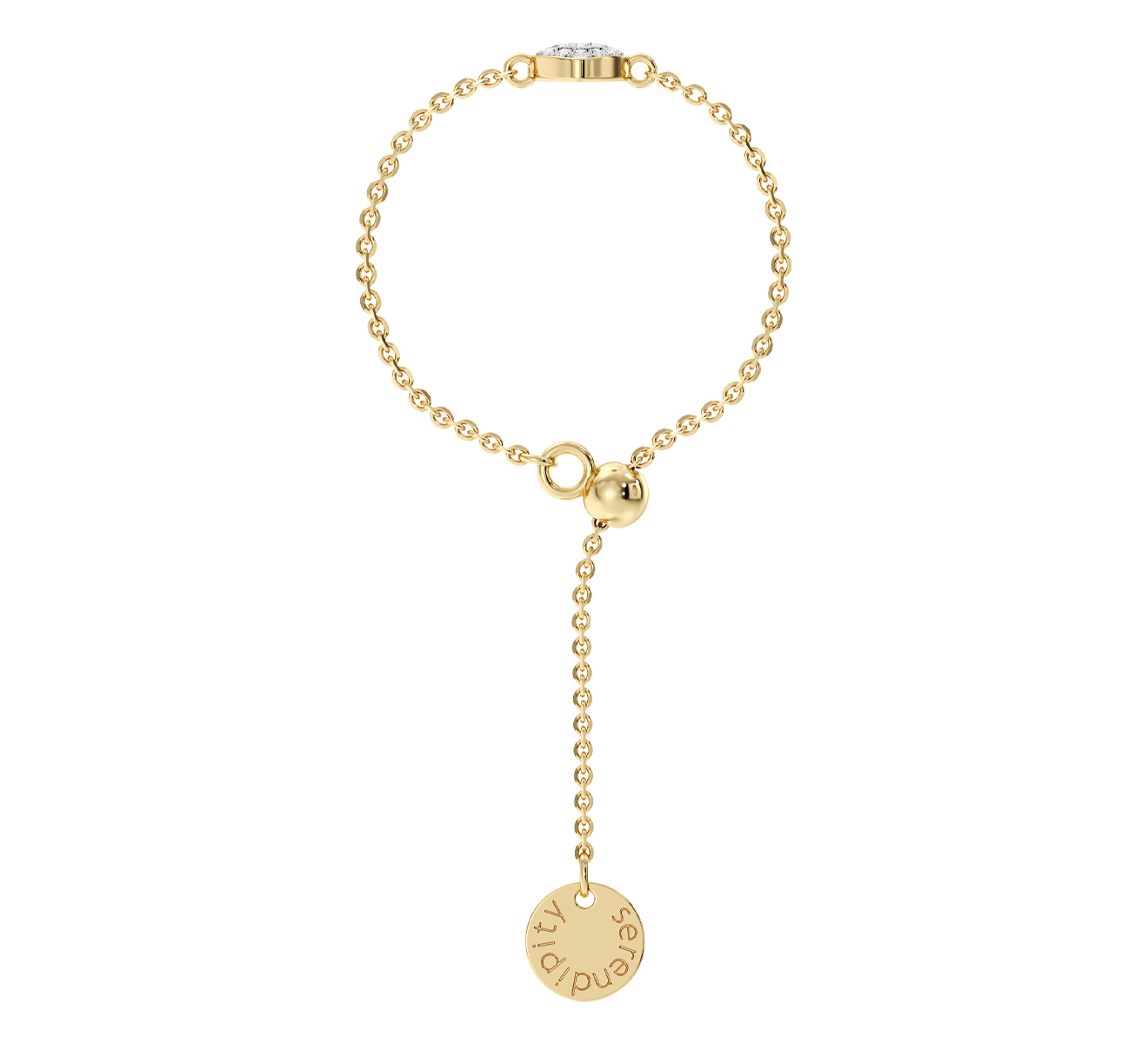 Кольцо Serendipity Pave EJR0055Y - фото 2 – Mercury