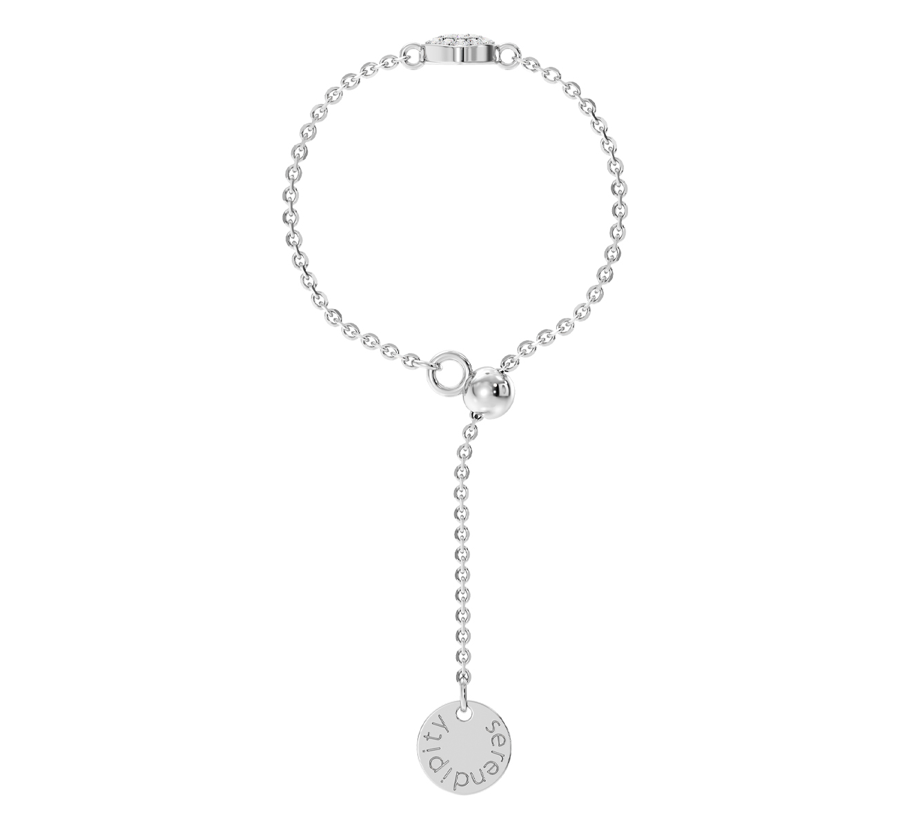 Кольцо Serendipity Pave EJR0055W - фото 2 – Mercury