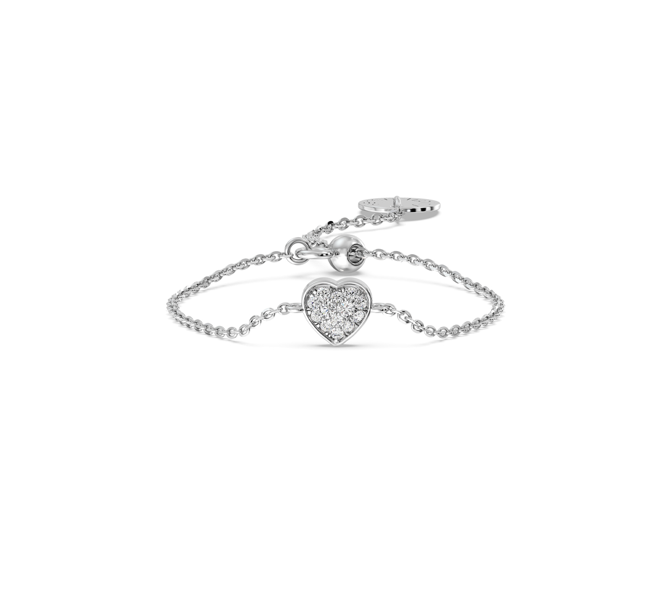 Кольцо Serendipity Pave EJR0055W - фото 3 – Mercury