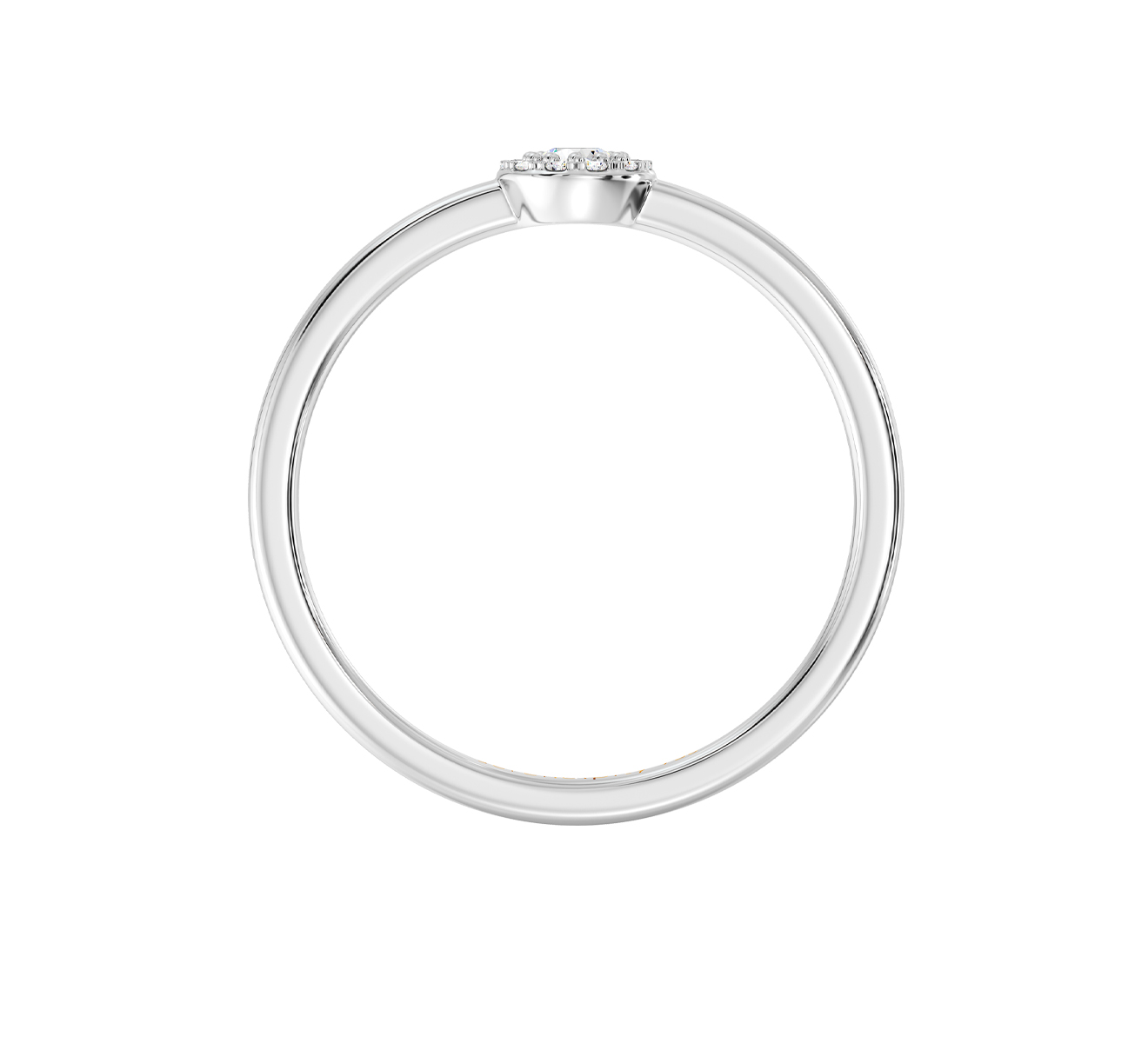 Кольцо Serendipity Pave EJR0060W - фото 2 – Mercury