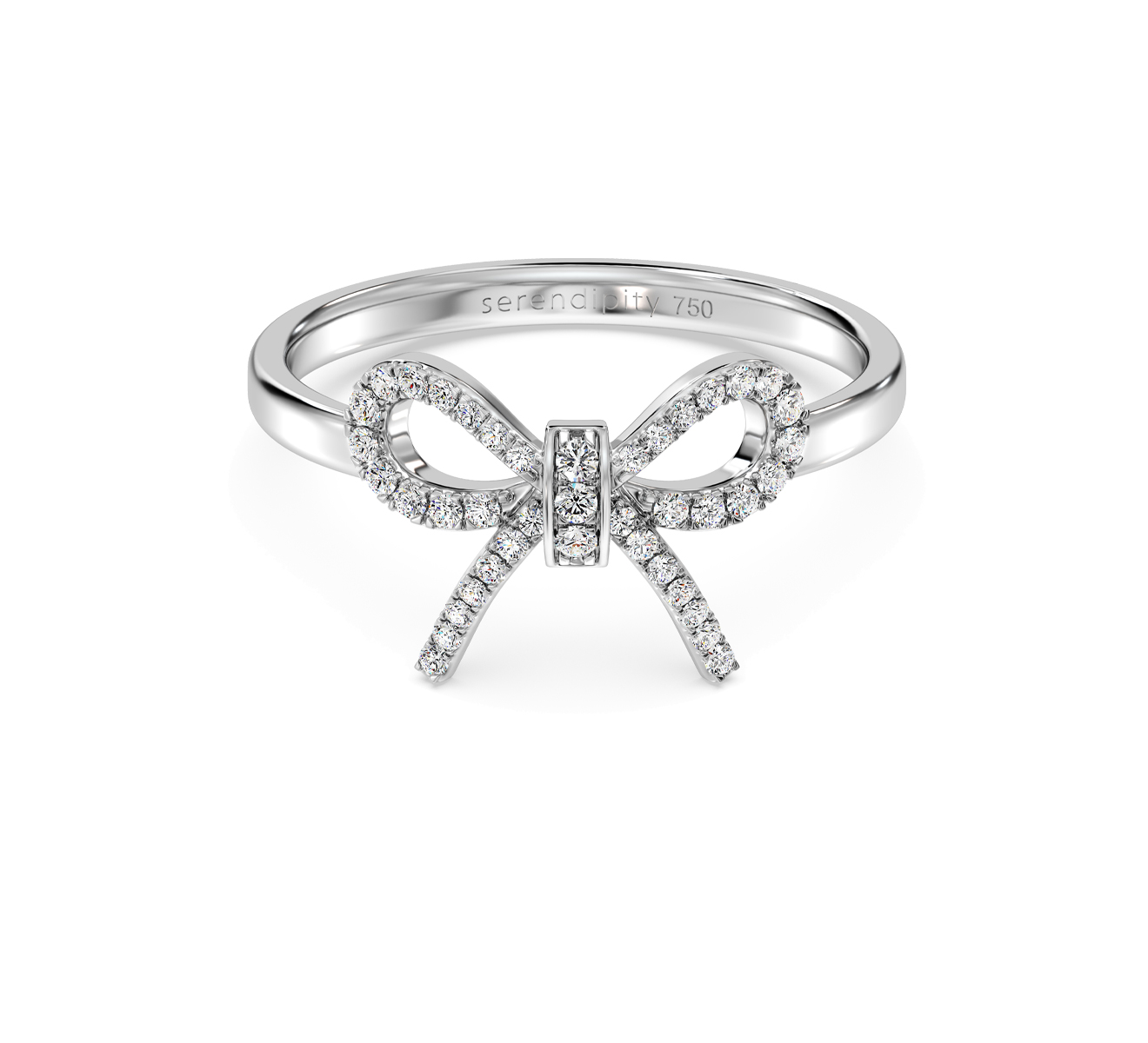Кольцо Serendipity Pave EJR0062W - фото 3 – Mercury