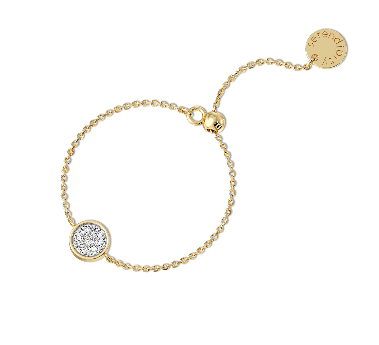 Кольцо Serendipity Pave EJR0063Y - фото 1 – Mercury