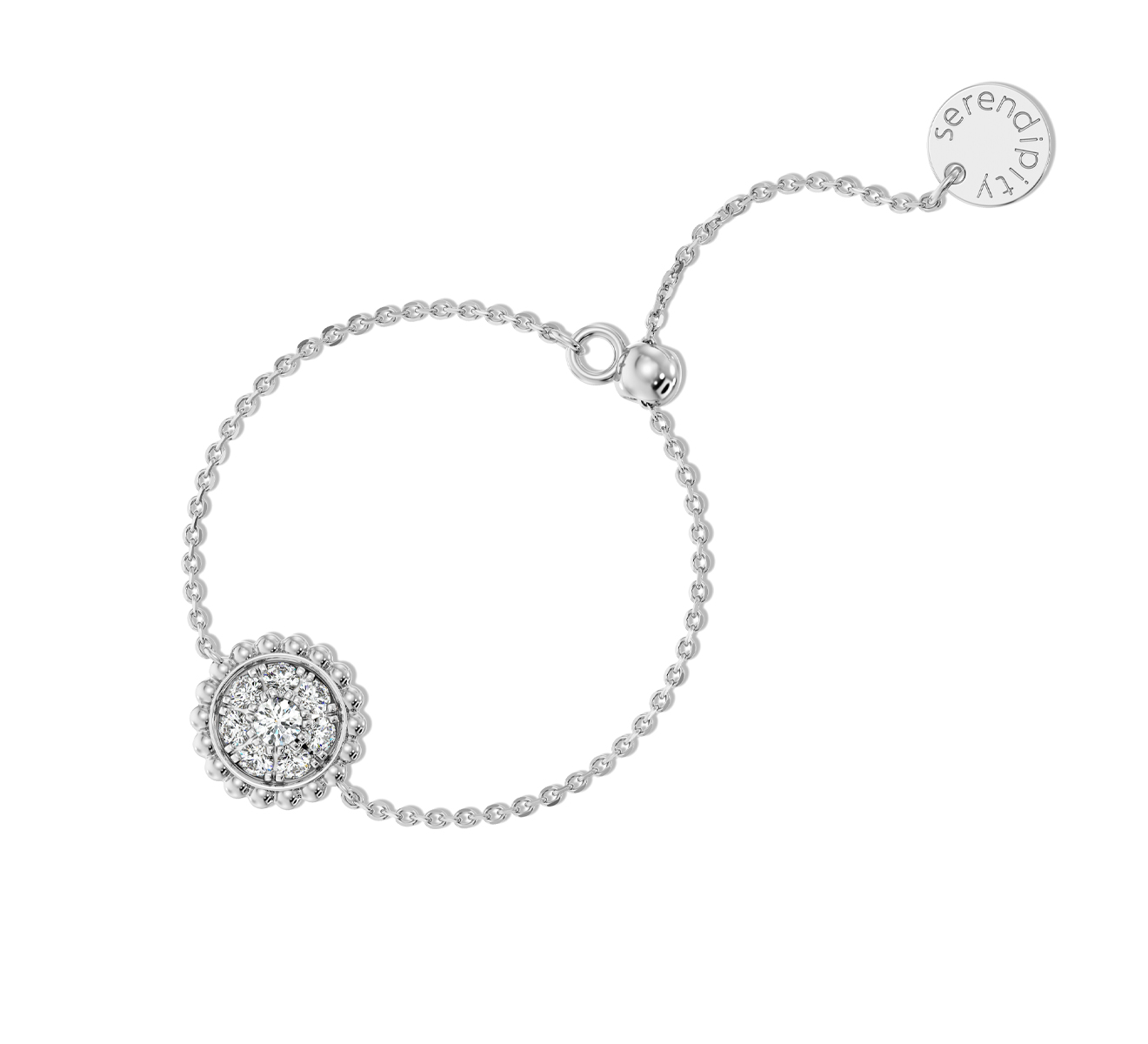 Кольцо Serendipity Bubble EJR0064W - фото 1 – Mercury