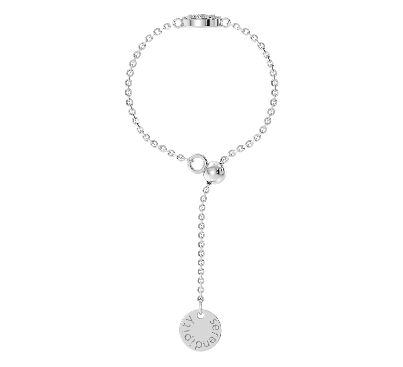 Кольцо Serendipity Pave EJR0065W - фото 2 – Mercury