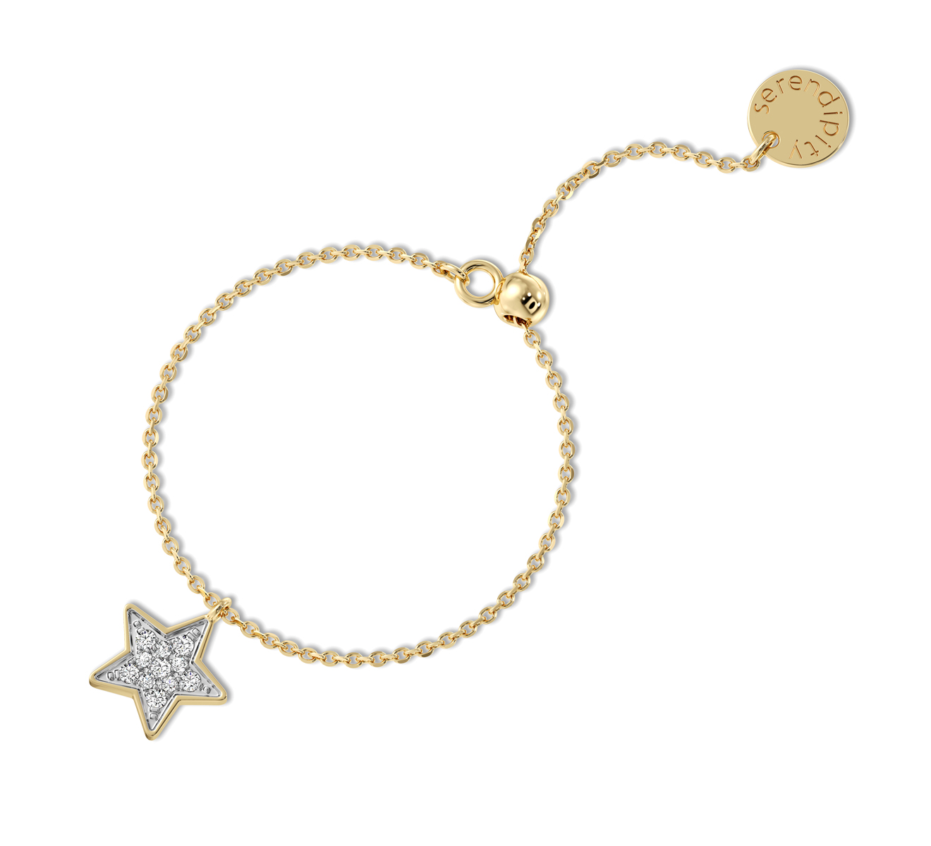 Кольцо Serendipity Pave EJR0068Y - фото 1 – Mercury