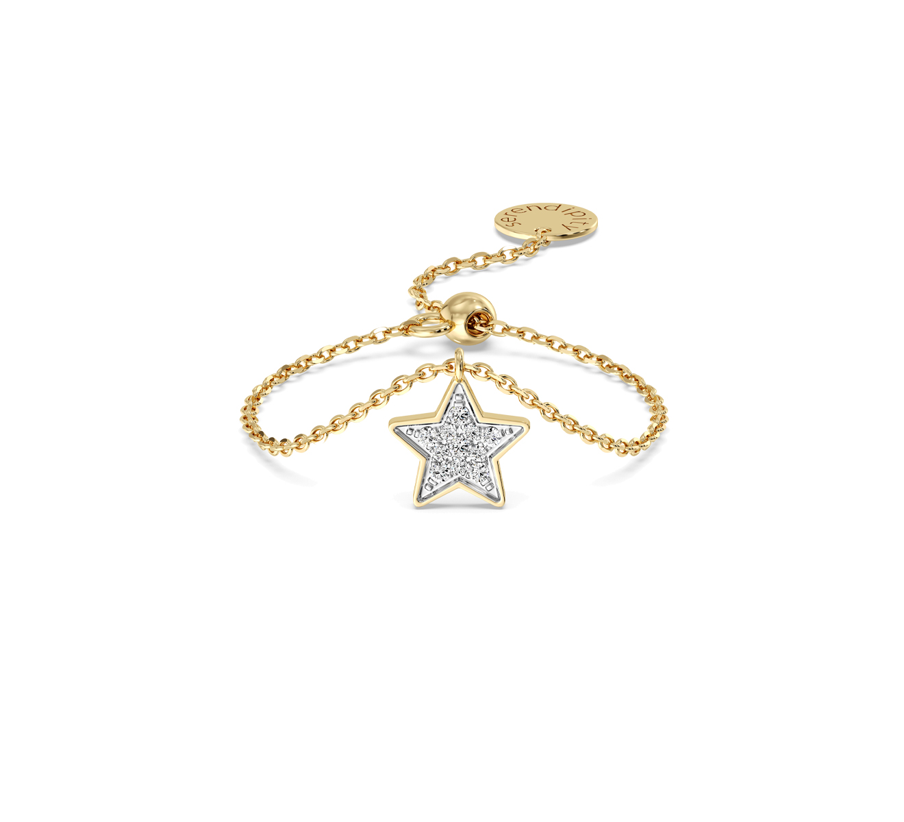 Кольцо Serendipity Pave EJR0068Y - фото 3 – Mercury