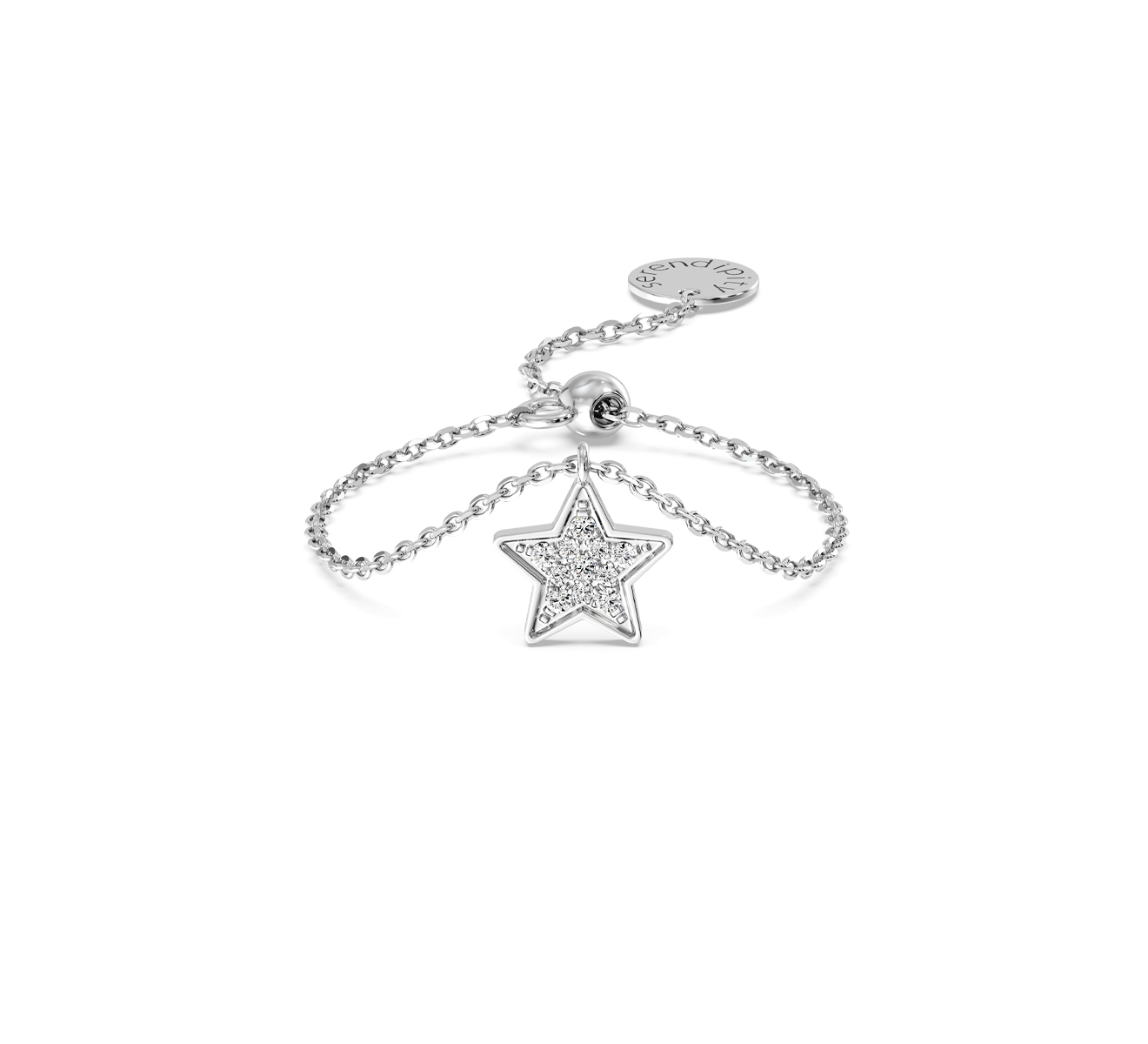 Кольцо Serendipity Pave EJR0068W - фото 3 – Mercury