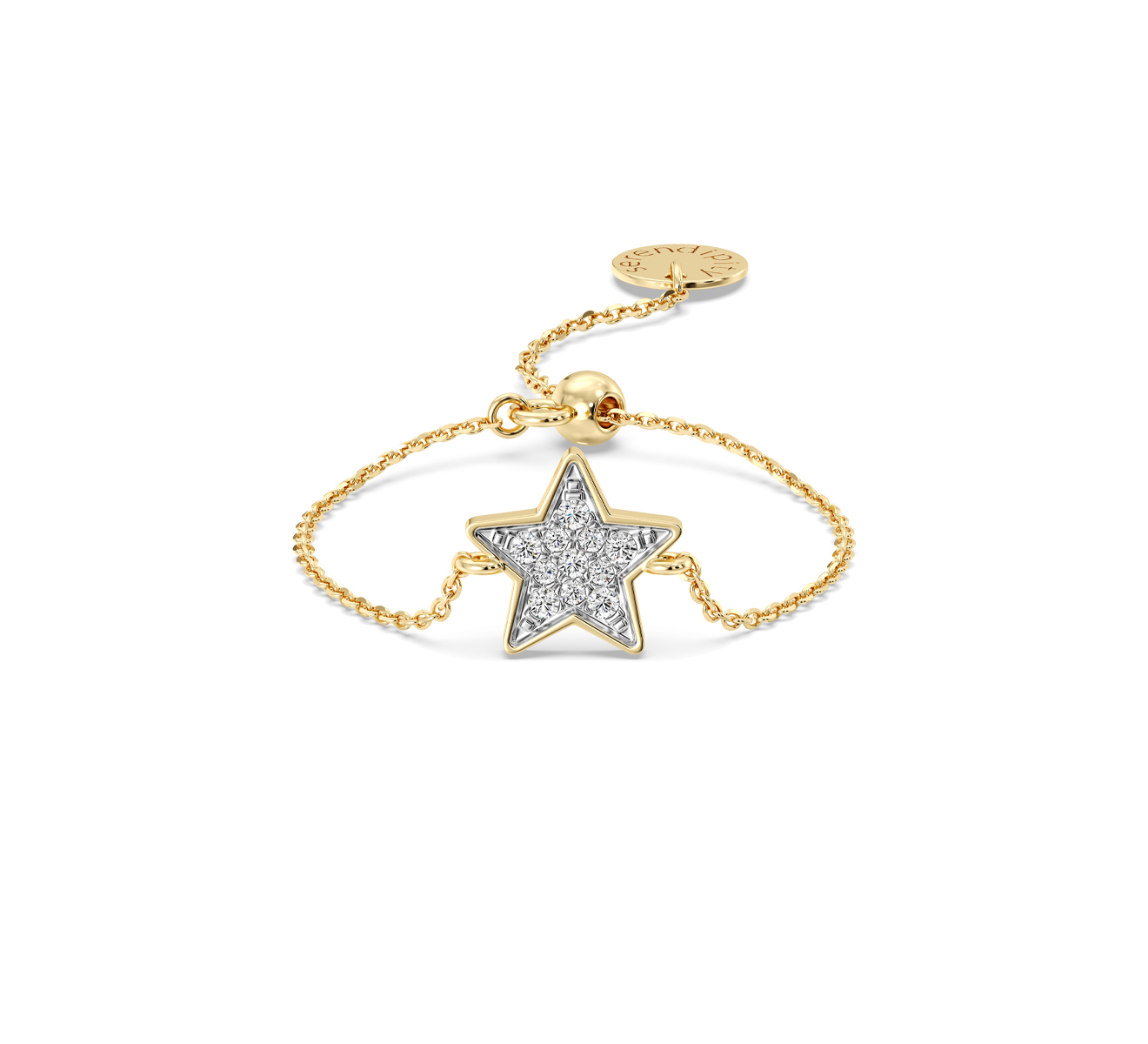 Кольцо Serendipity Pave EJR0069Y - фото 3 – Mercury