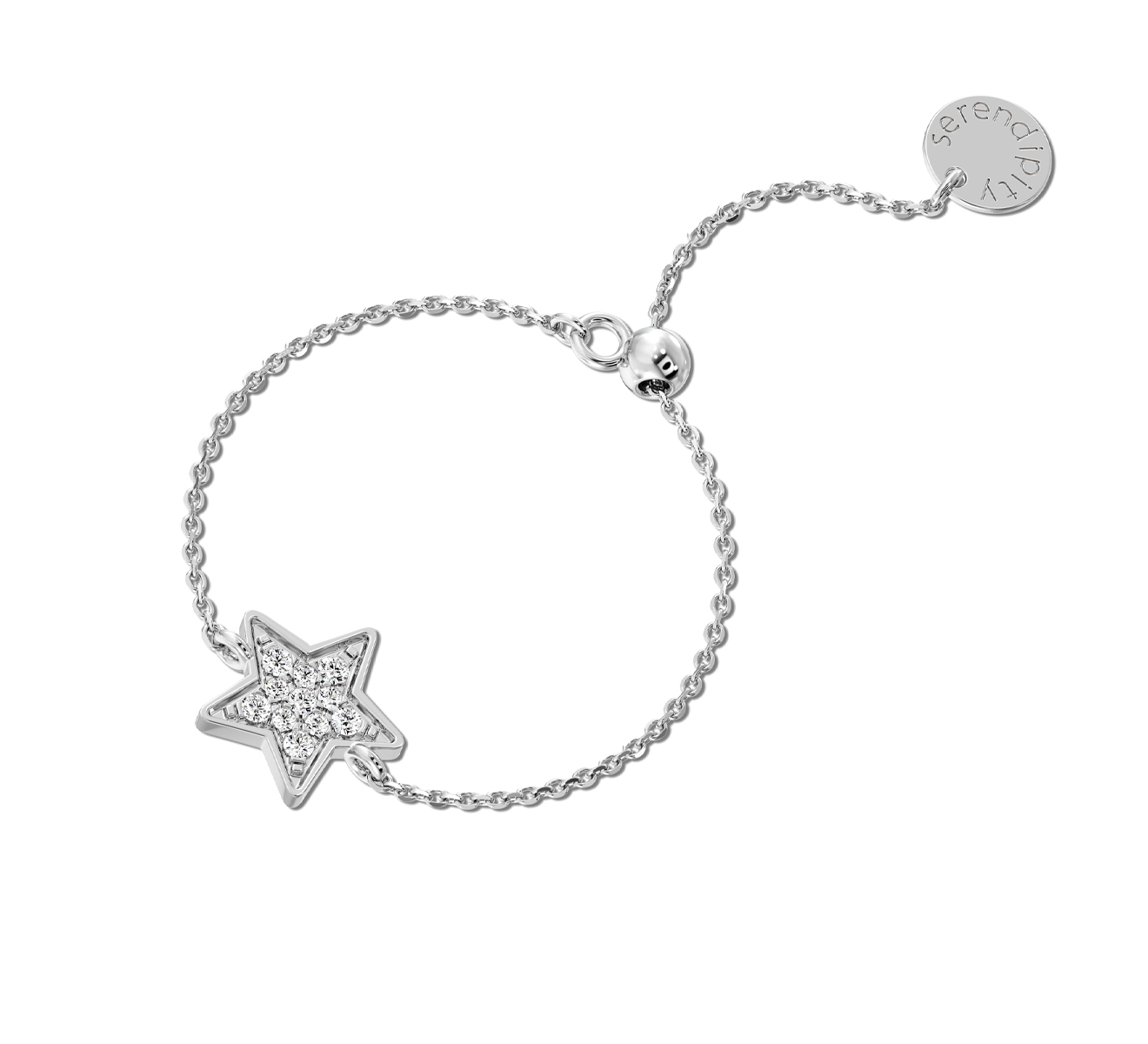 Кольцо Serendipity Pave EJR0069W - фото 1 – Mercury