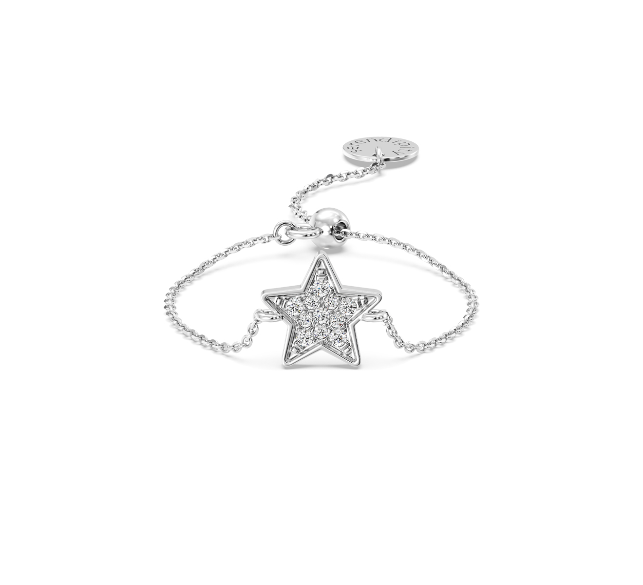 Кольцо Serendipity Pave EJR0069W - фото 3 – Mercury