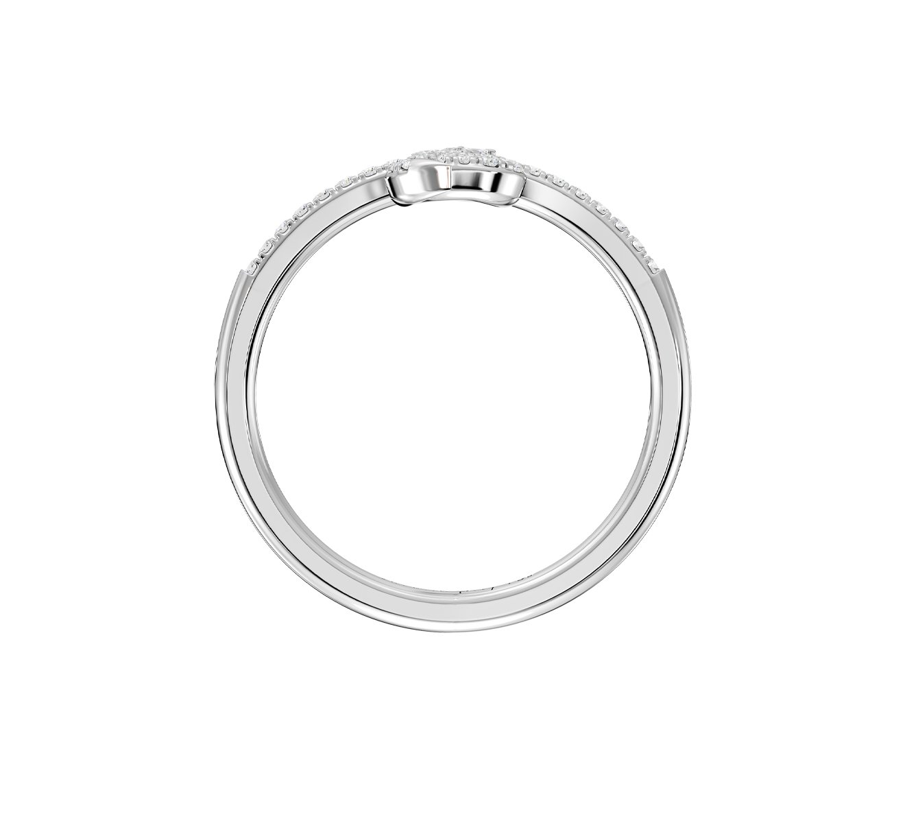 Кольцо Serendipity Snake EJR0072W - фото 2 – Mercury