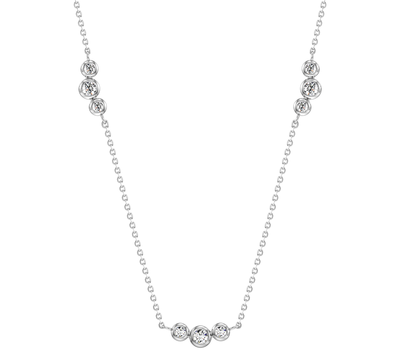 Колье Serendipity Frame EJN0008W - фото 1 – Mercury
