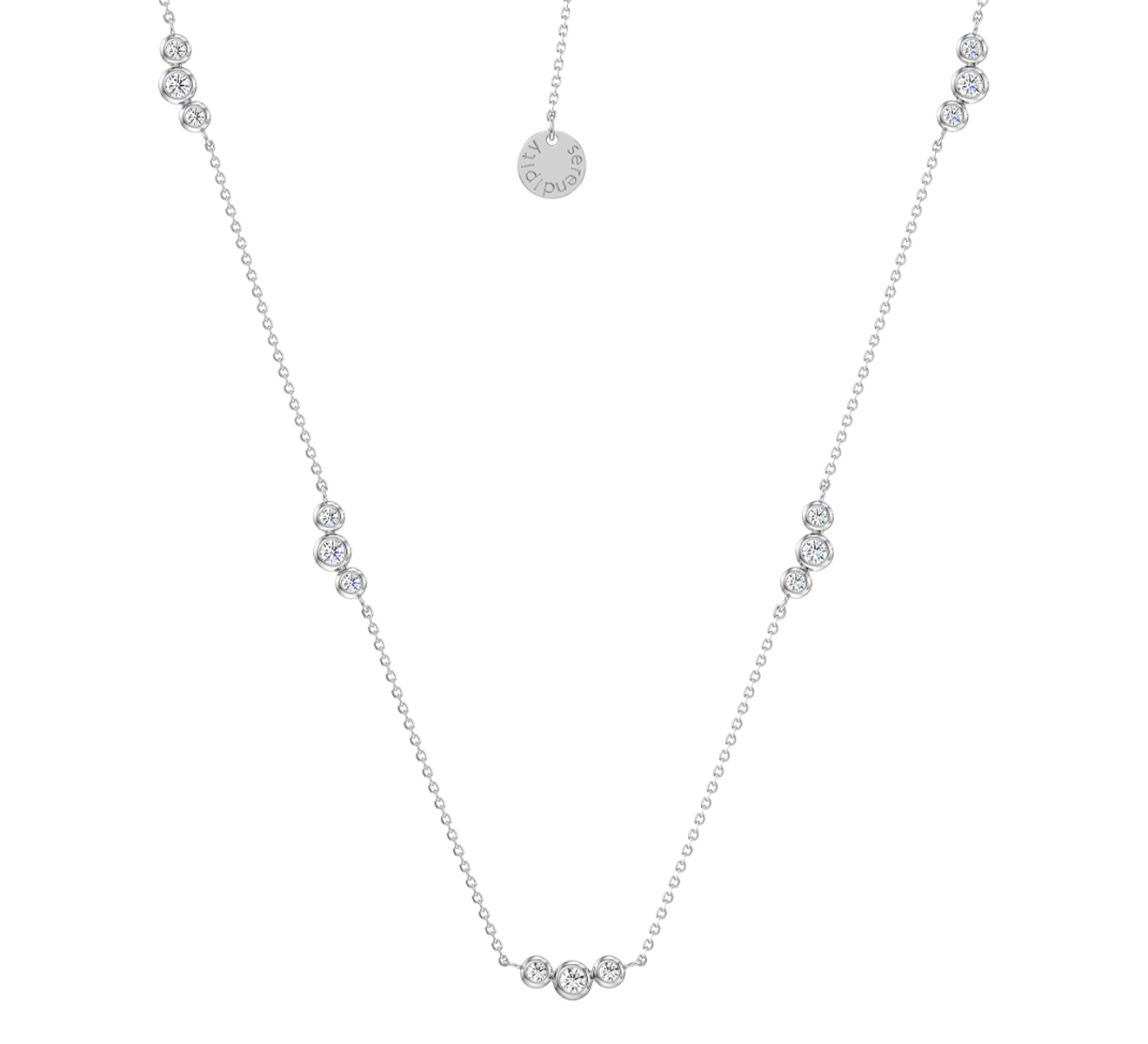 Колье Serendipity Frame EJN0009W - фото 1 – Mercury
