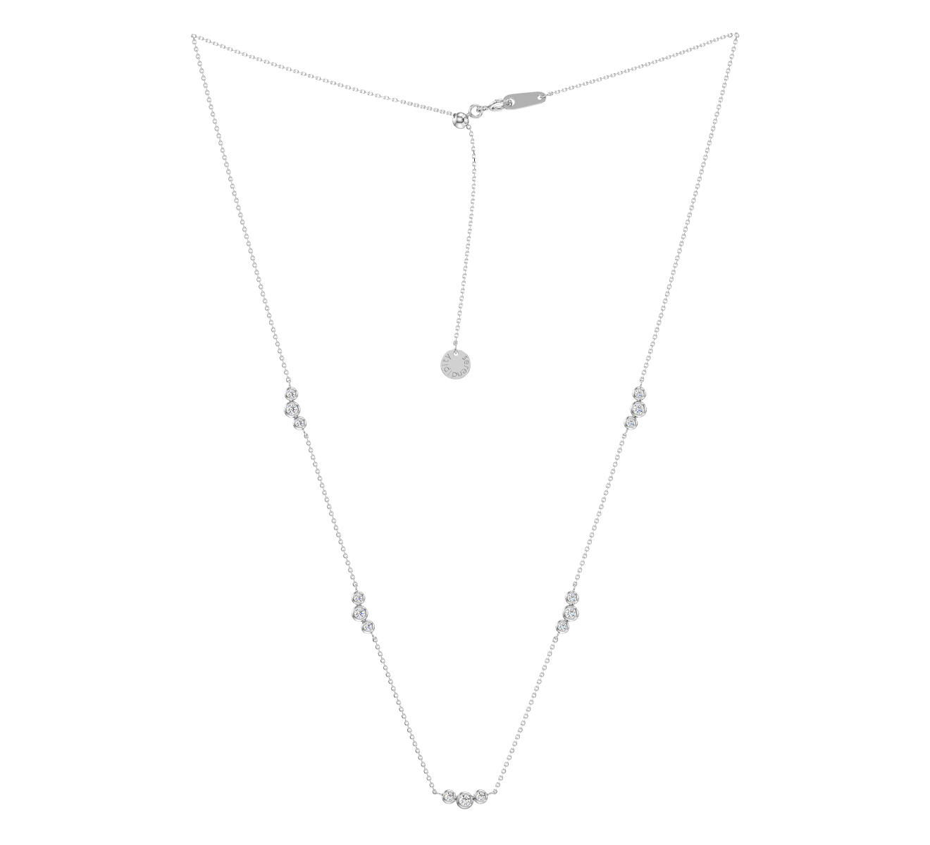 Колье Serendipity Frame EJN0009W - фото 2 – Mercury