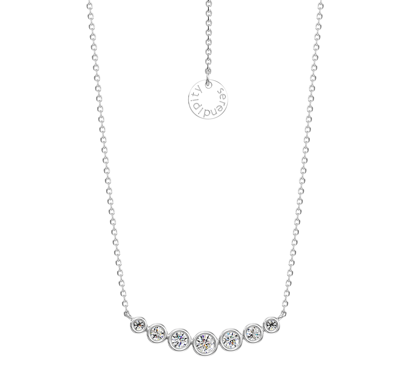 Колье Serendipity Frame EJN0010W - фото 1 – Mercury